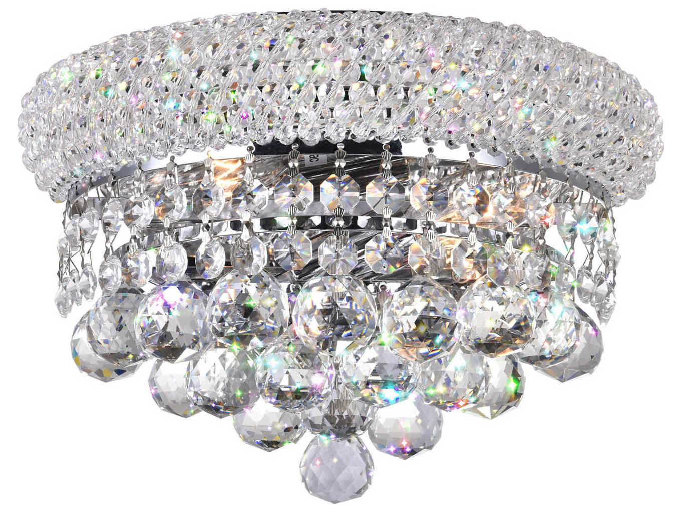 CWI Lighting Empire 2-Light Chrome Traditional Vanity Light