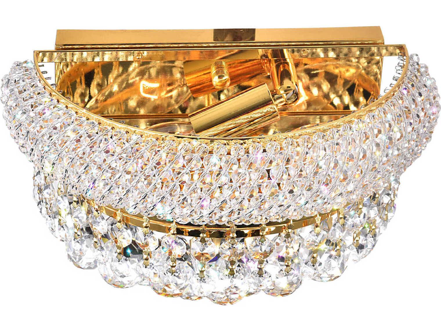 CWI Lighting Empire 2-Light Gold Traditional Vanity Light