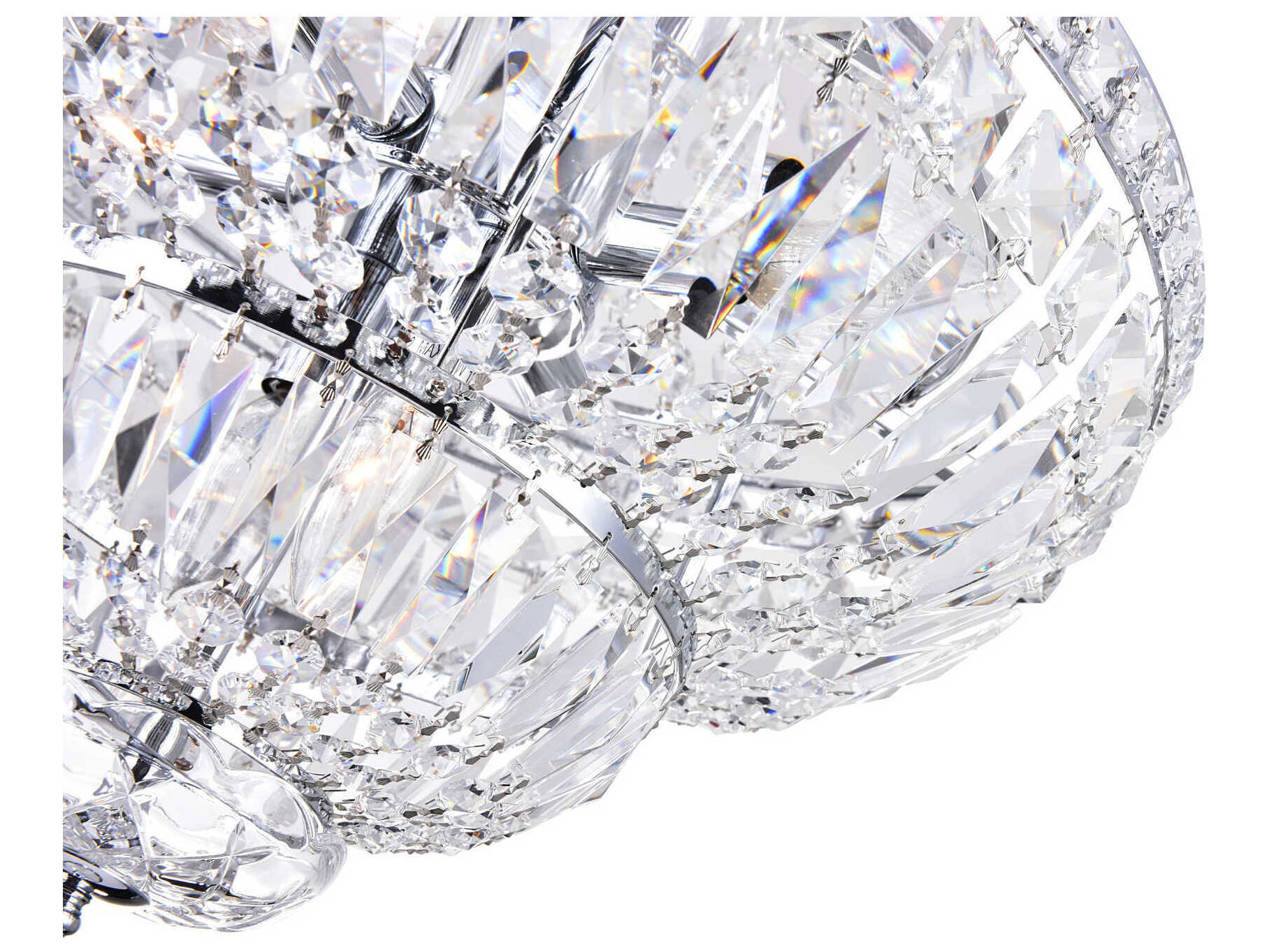 CWI Lighting Stefania 8-Light Chrome Traditional Empire Chandelier