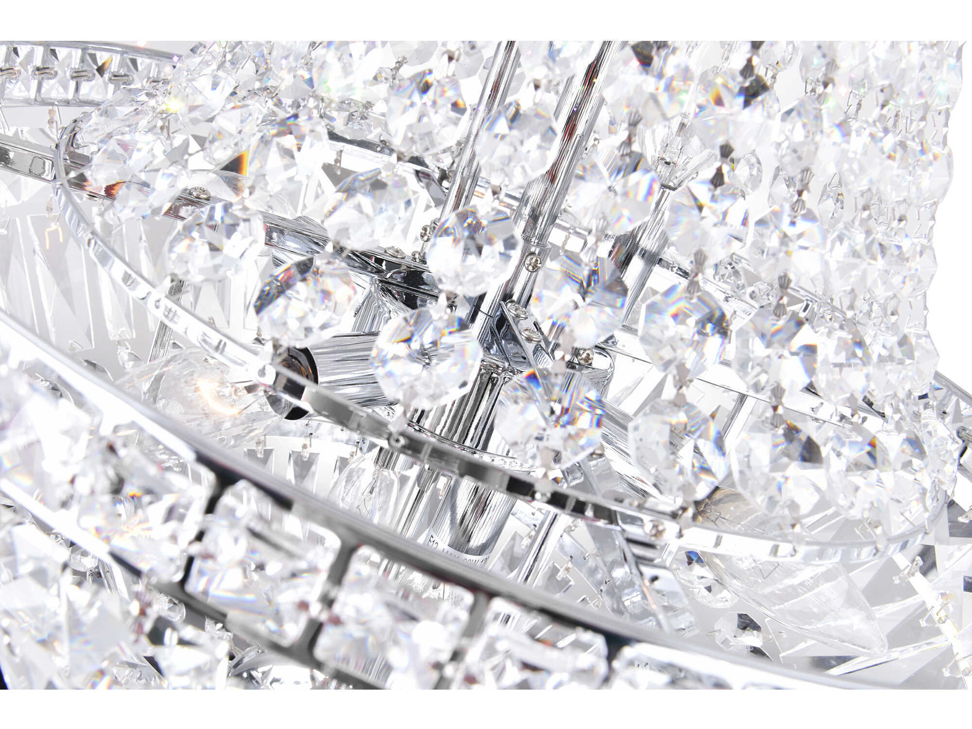 CWI Lighting Stefania 8-Light Chrome Traditional Empire Chandelier