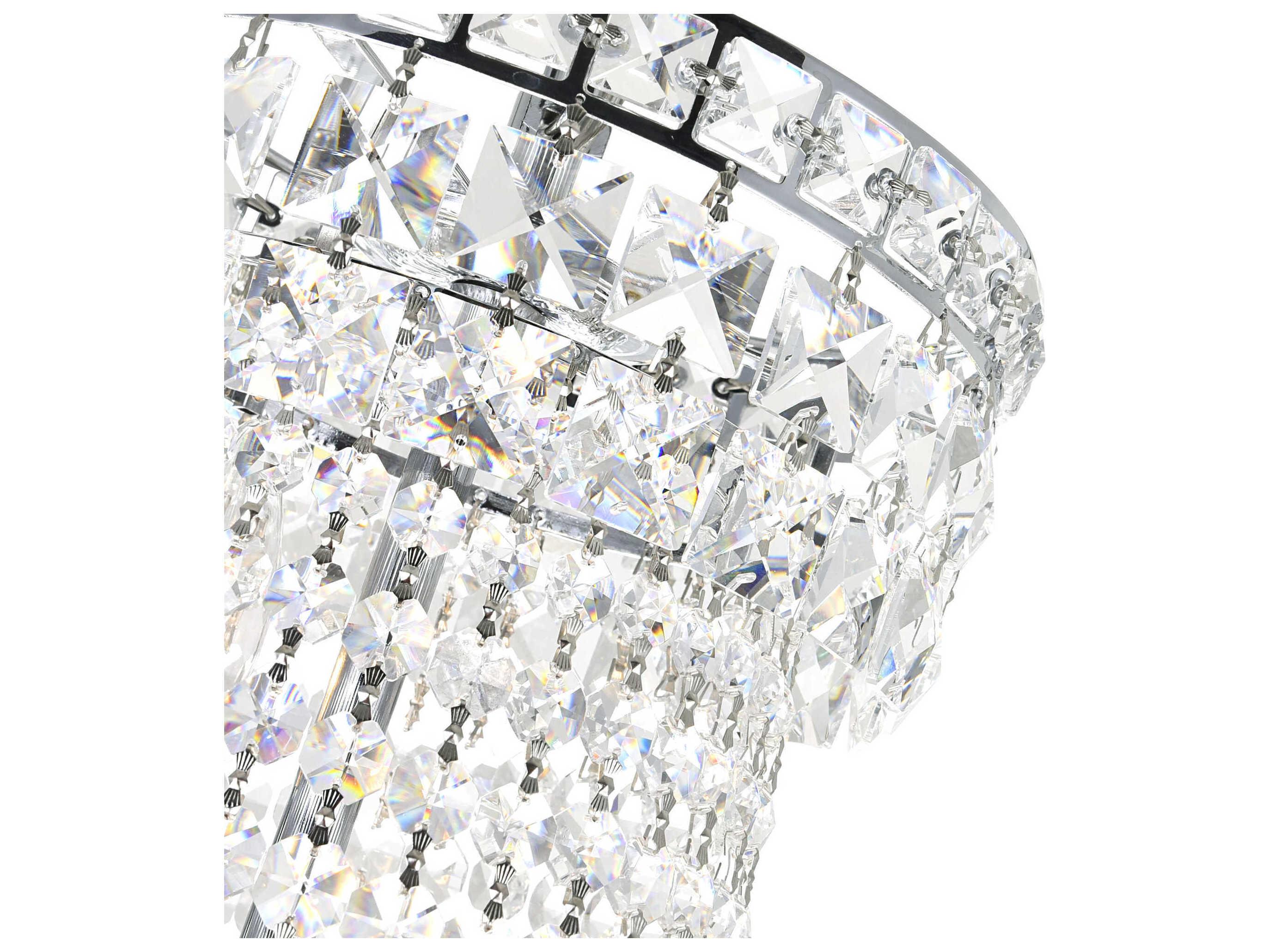 CWI Lighting Stefania 20-Light Chrome Traditional Empire Chandelier