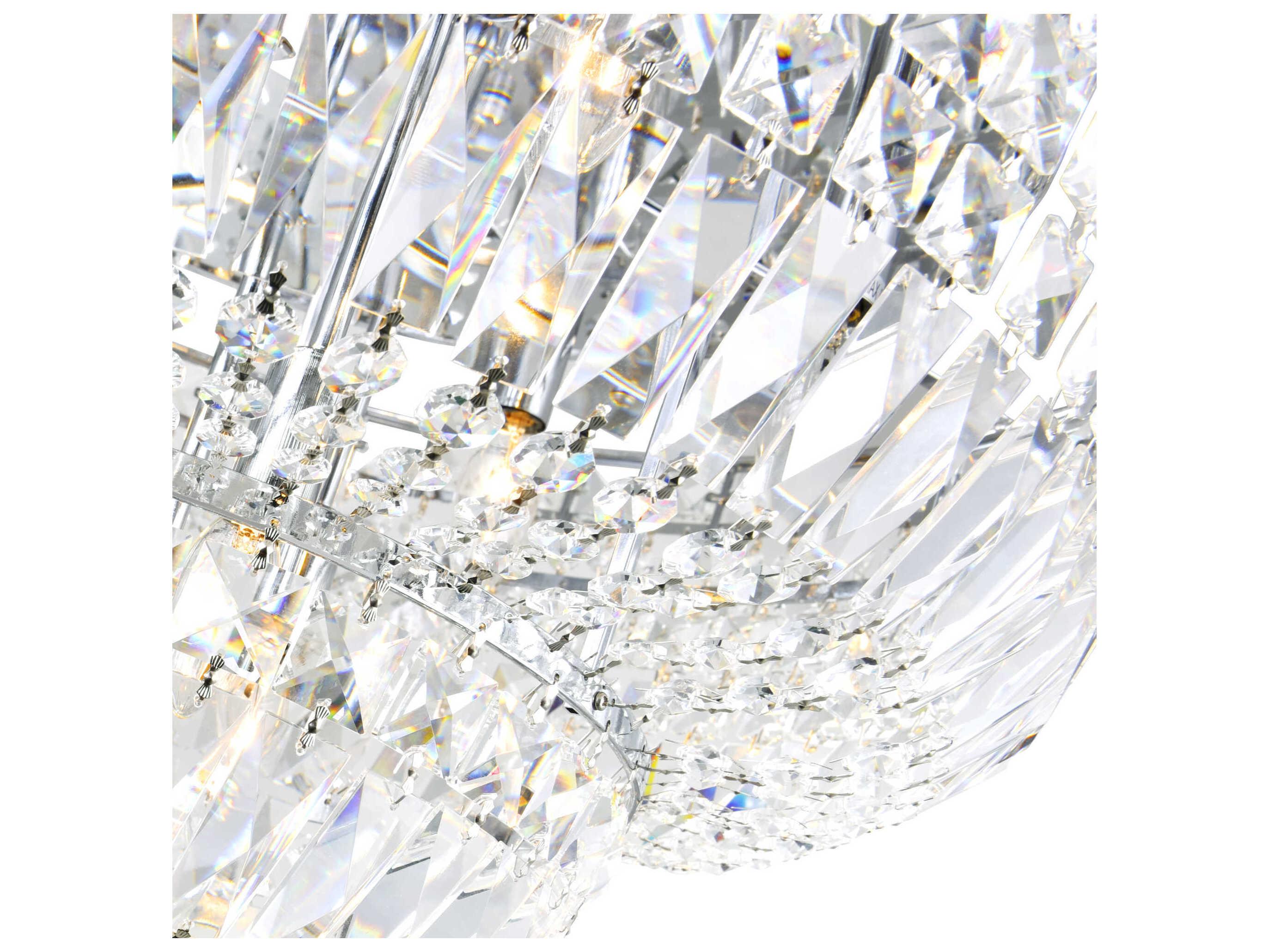 CWI Lighting Stefania 20-Light Chrome Traditional Empire Chandelier