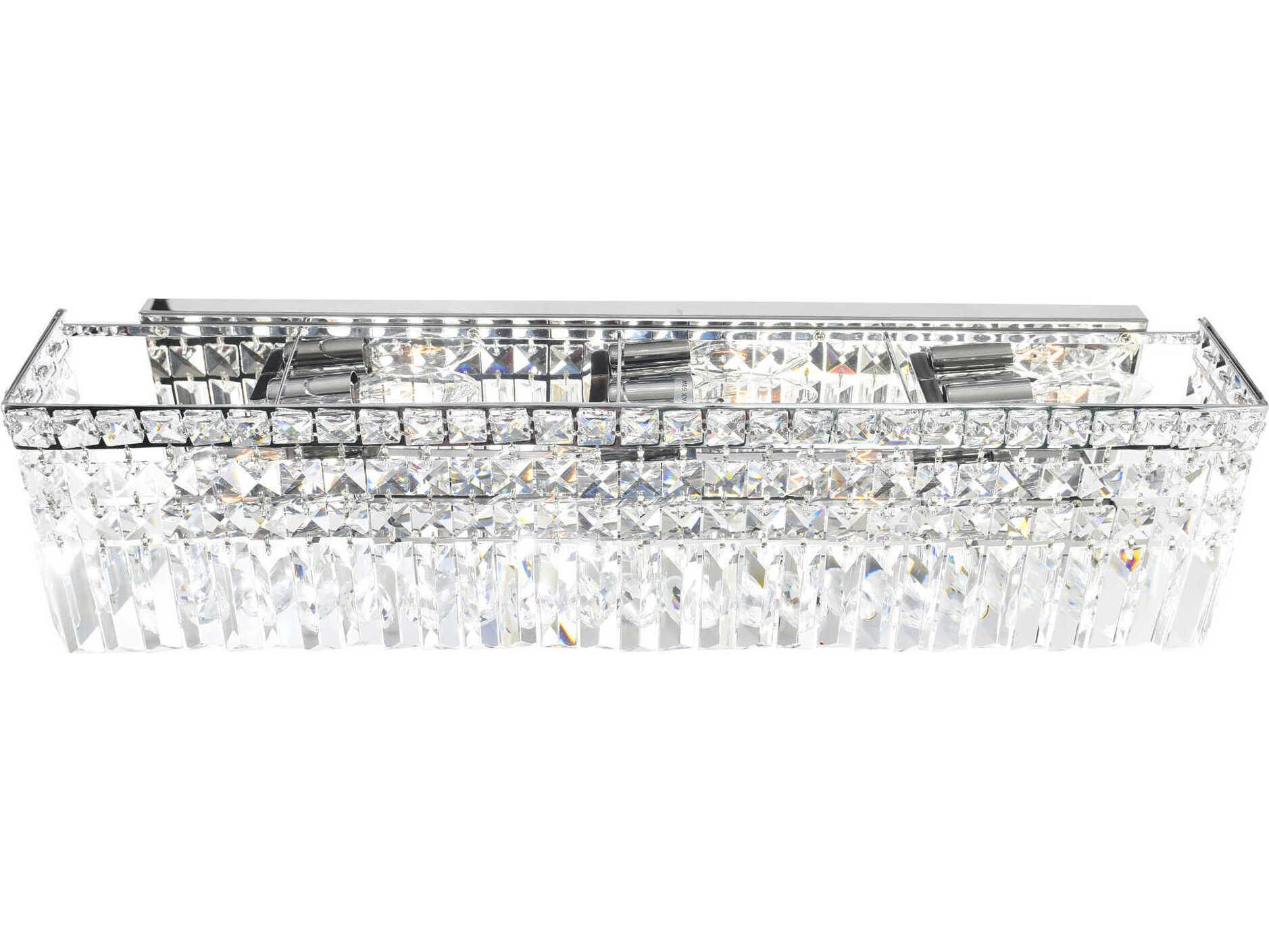 CWI Lighting Colosseum 6-Light Chrome Vanity Light