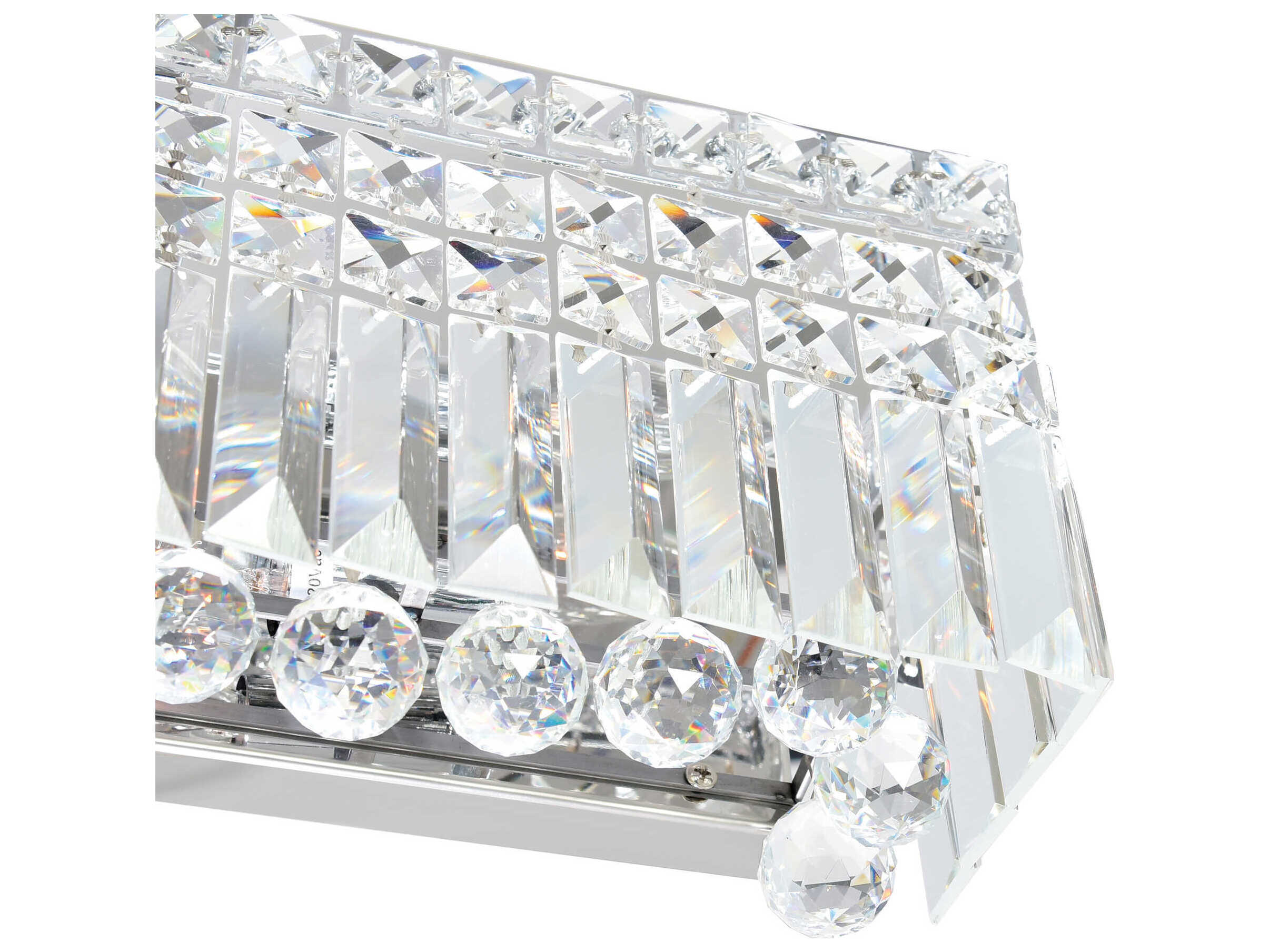 CWI Lighting Colosseum 6-Light Chrome Vanity Light