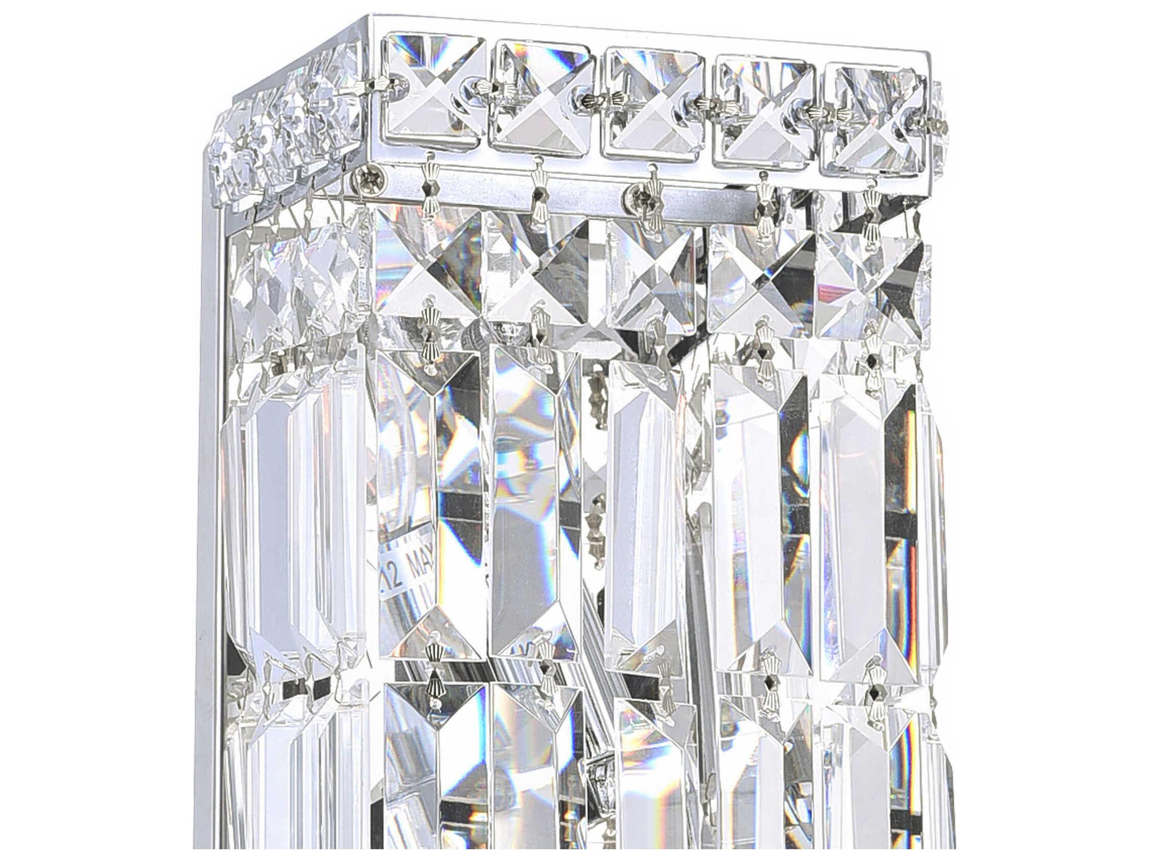 CWI Lighting Colosseum 2-Light Chrome Vanity Light