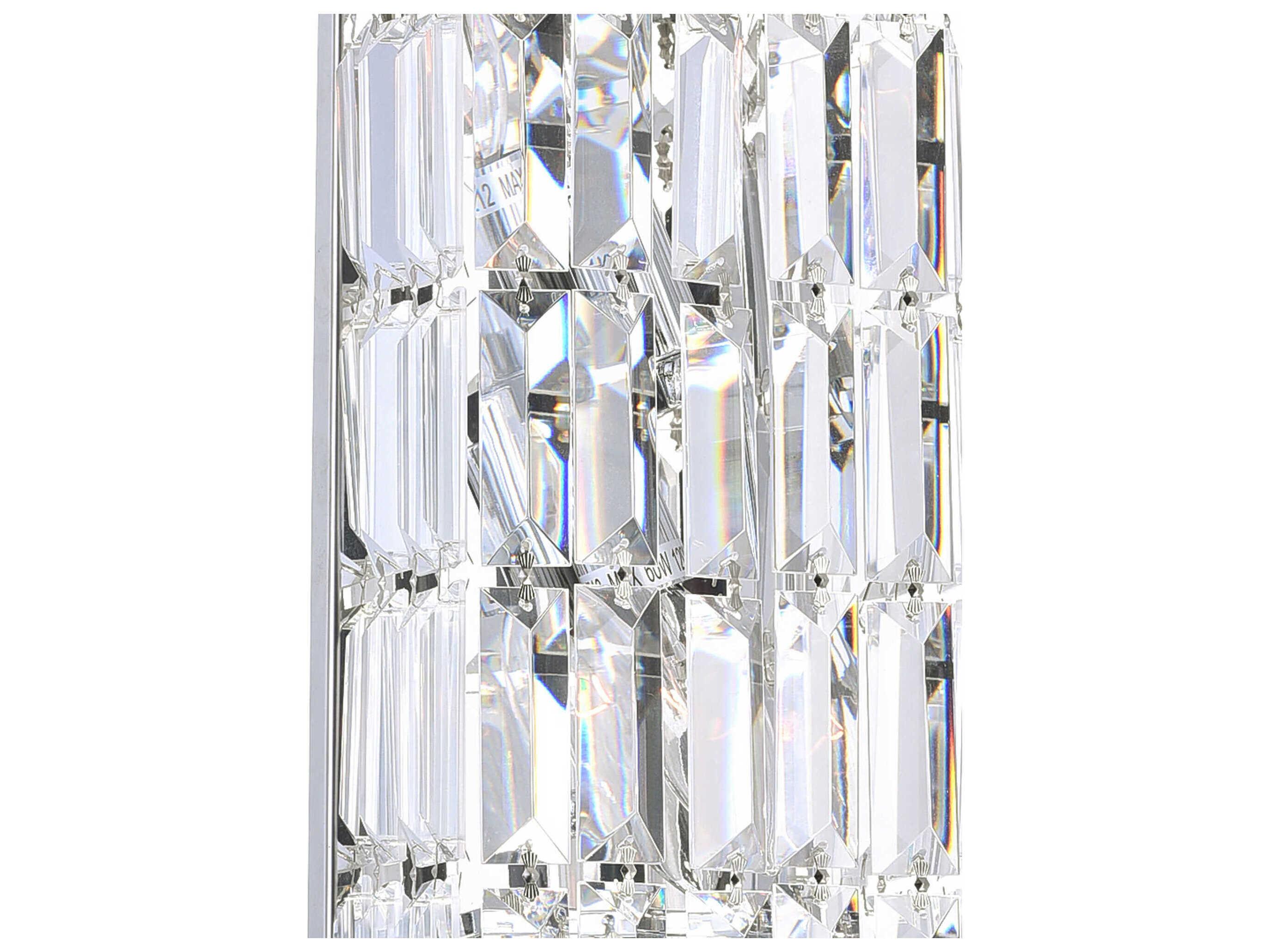 CWI Lighting Colosseum 2-Light Chrome Vanity Light