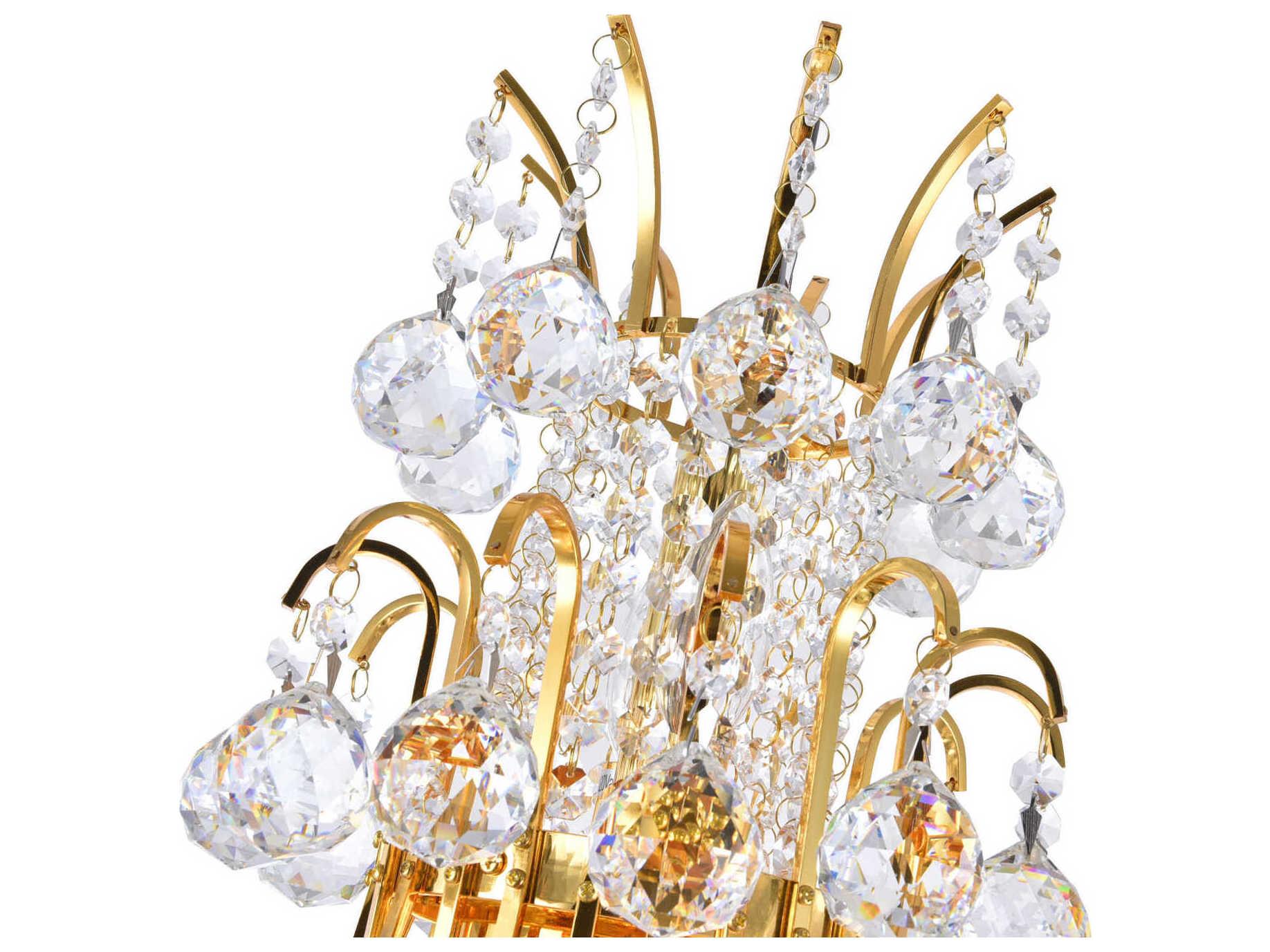 CWI Lighting Princess 8-Light Gold Traditional Chandelier