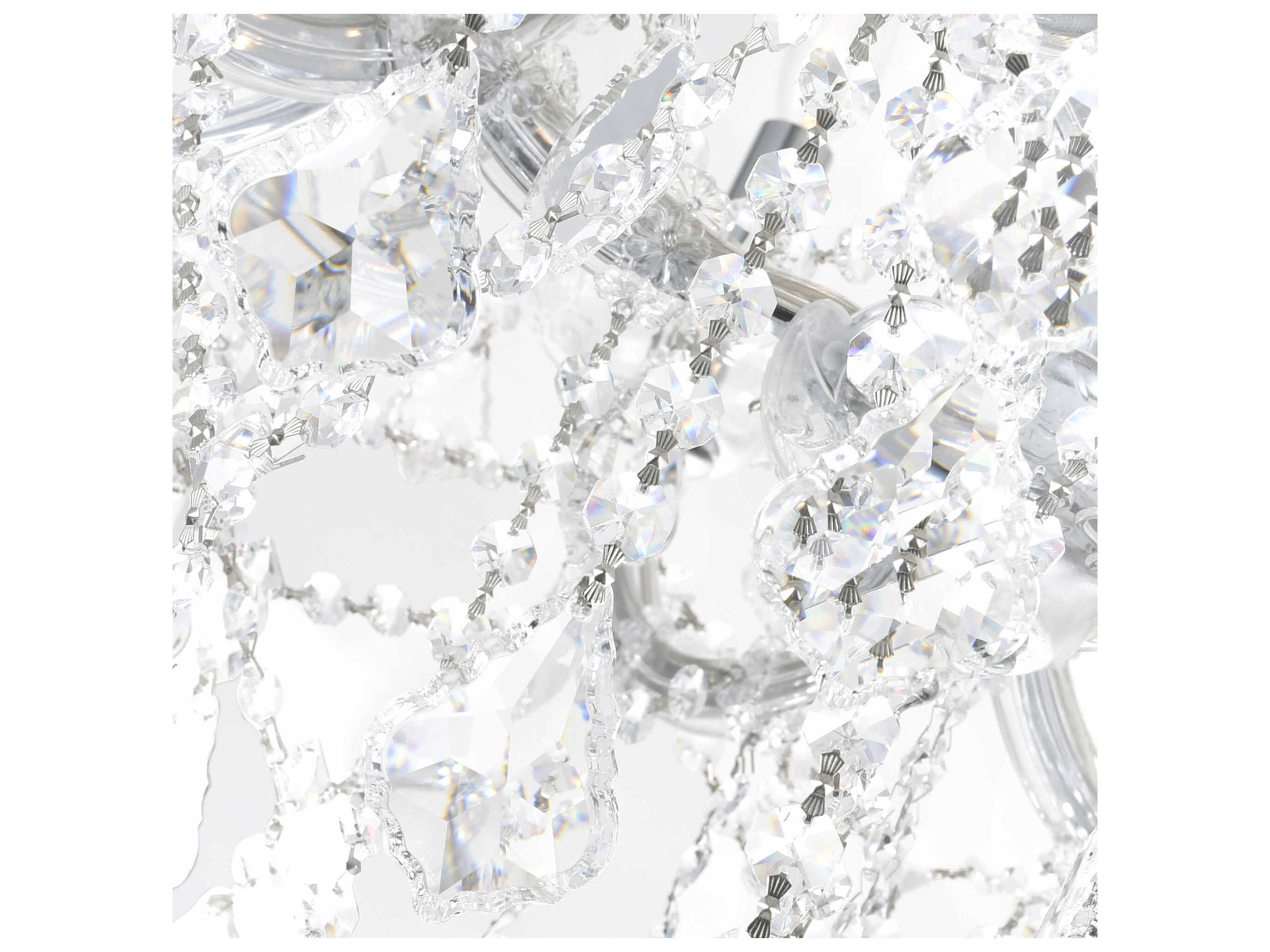 CWI Lighting Maria Theresa 13-Light Chrome Traditional Candelabra Chandelier