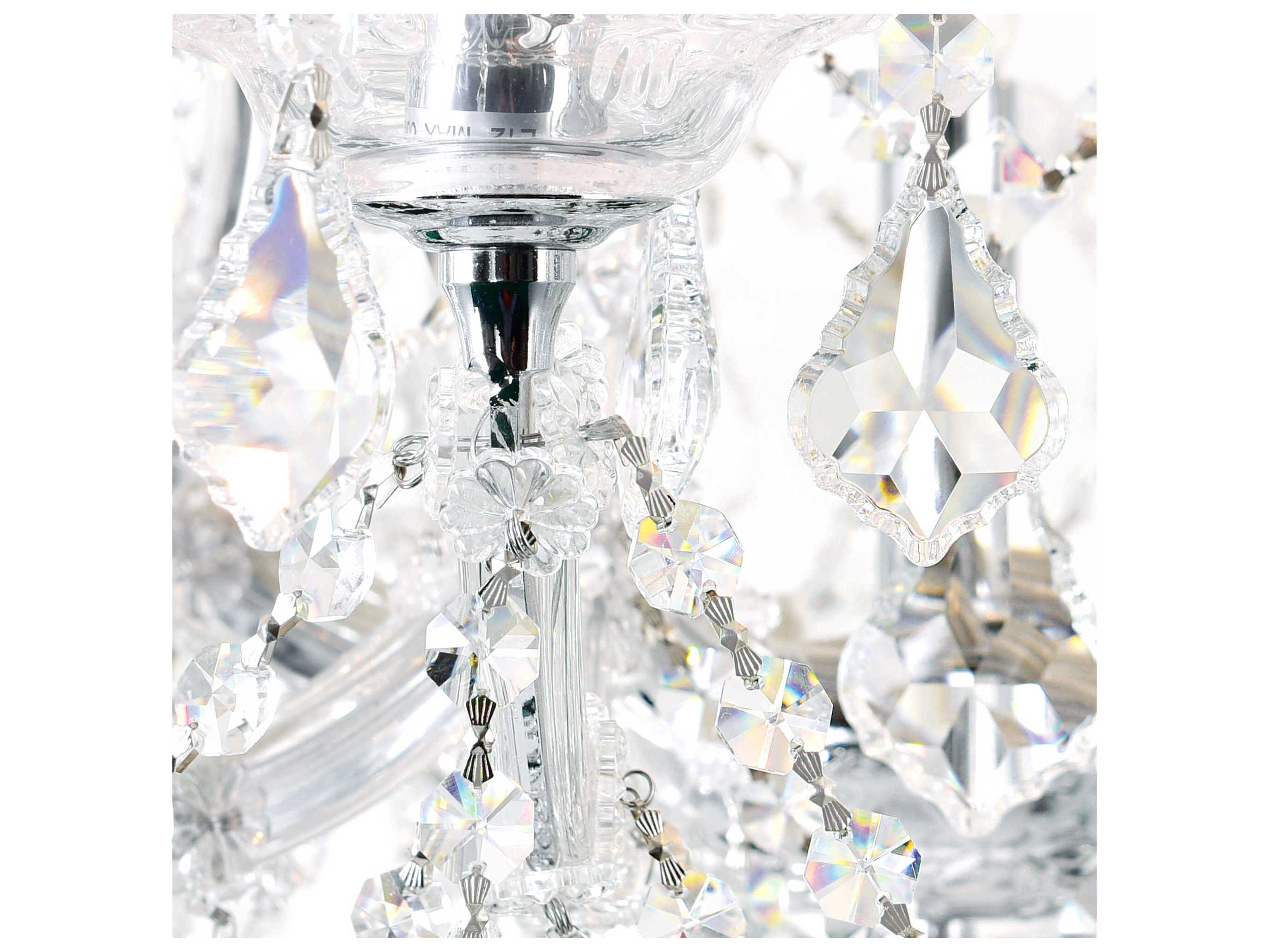 CWI Lighting Maria Theresa 25-Light Chrome Traditional Candelabra Chandelier