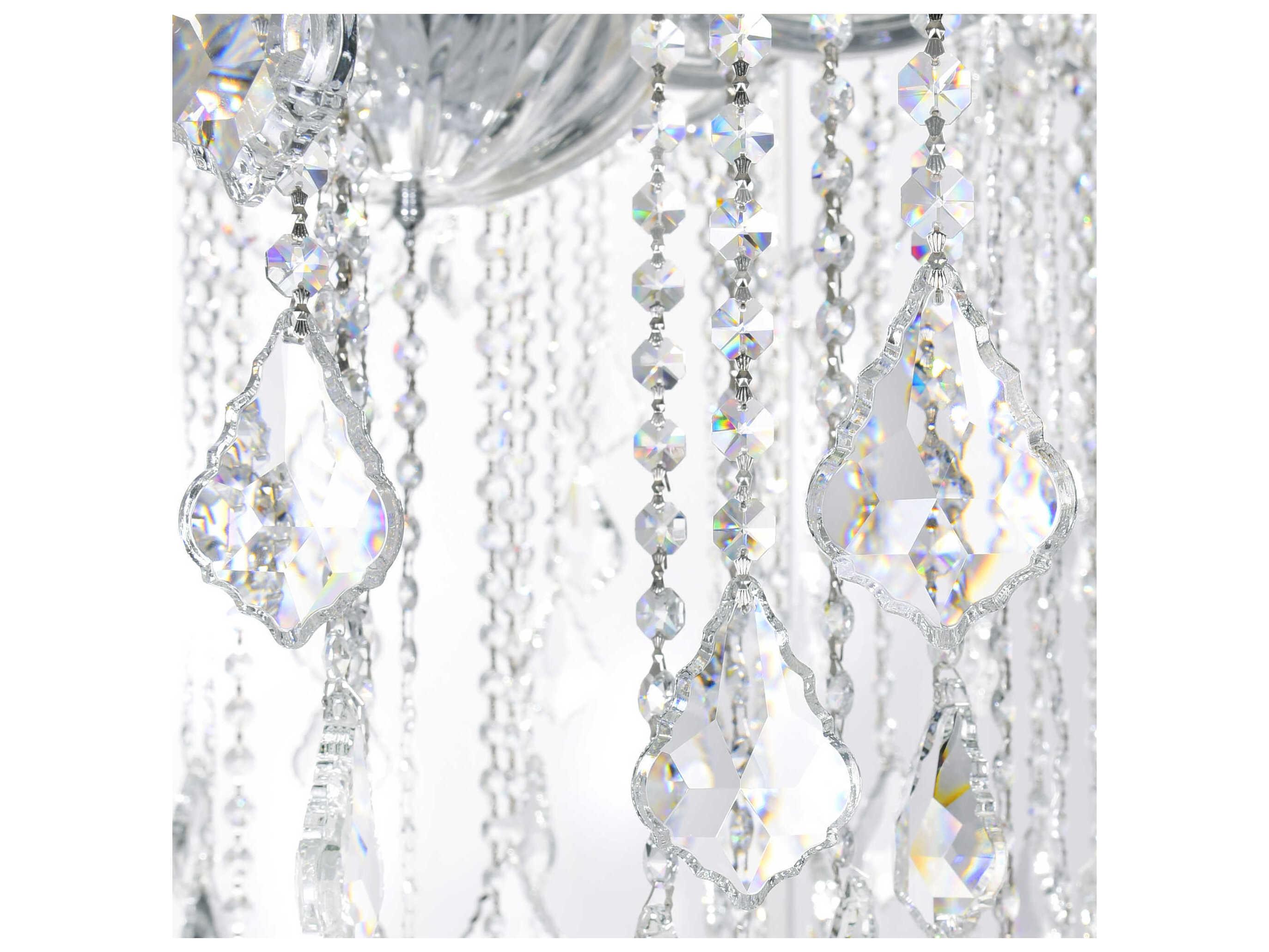 CWI Lighting Maria Theresa 33-Light Chrome Traditional Candelabra Chandelier