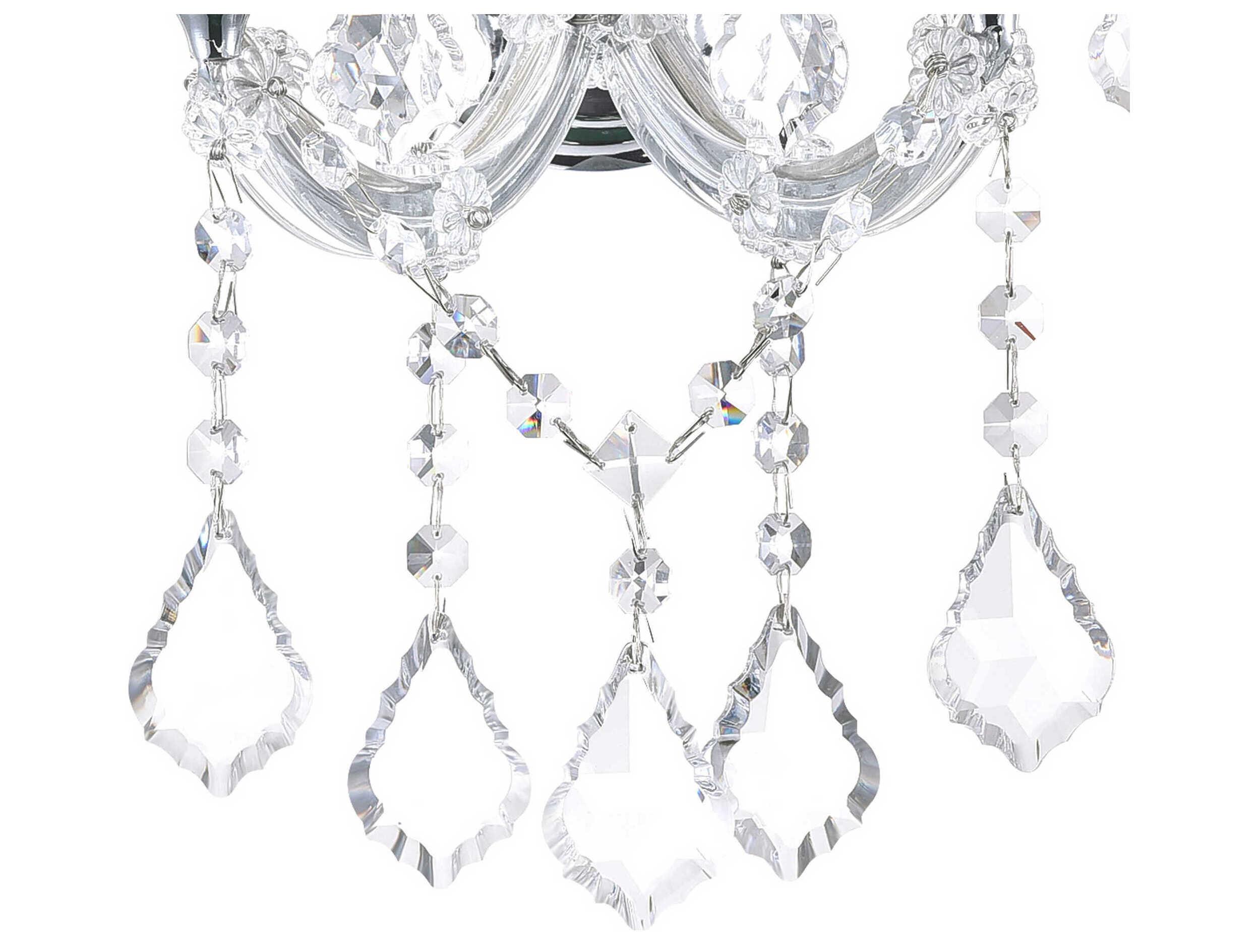 CWI Lighting Maria Theresa 2-Light Chrome Traditional Vanity Light