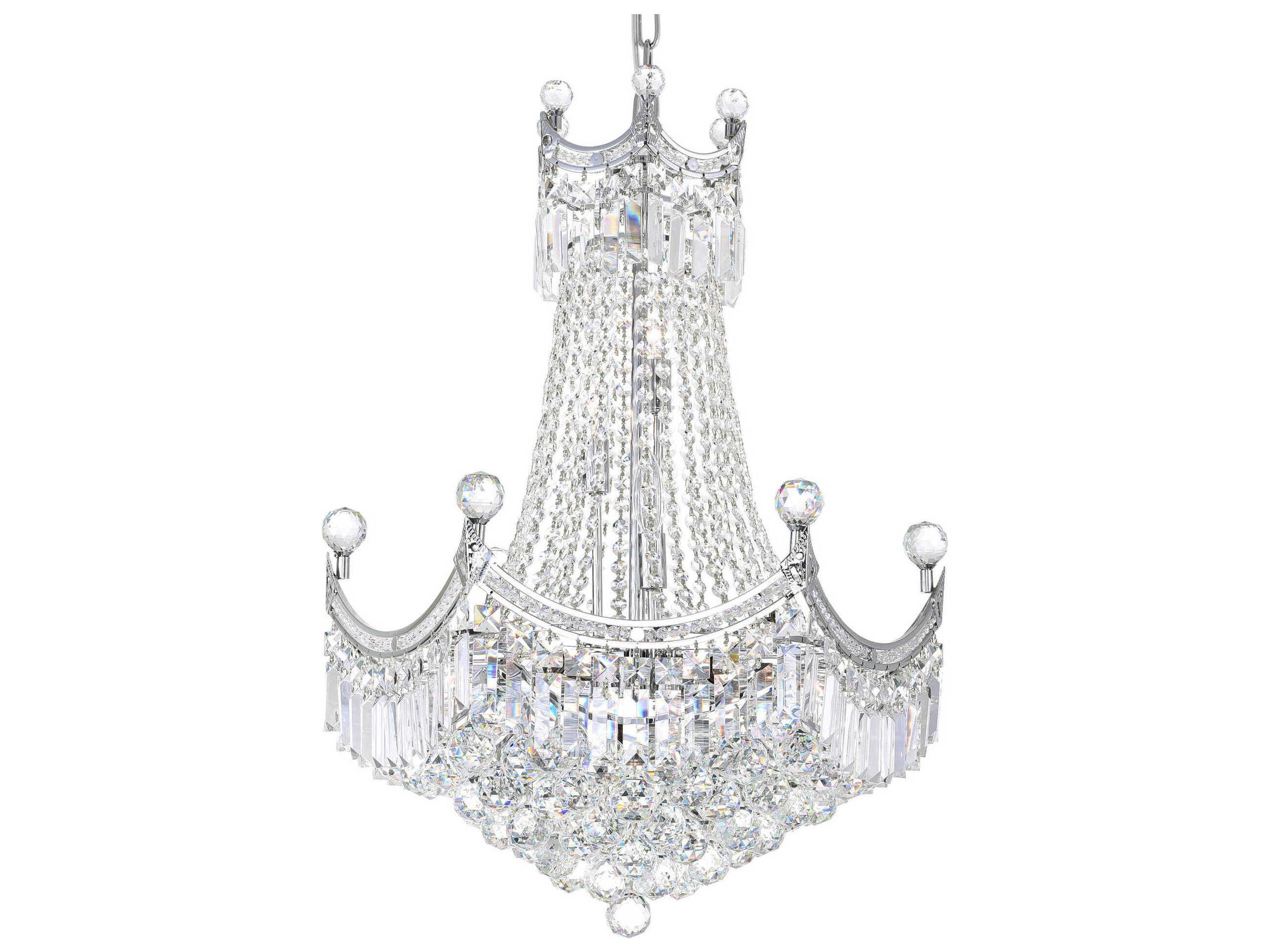 CWI Lighting Amanda 11-Light Chrome Traditional Chandelier