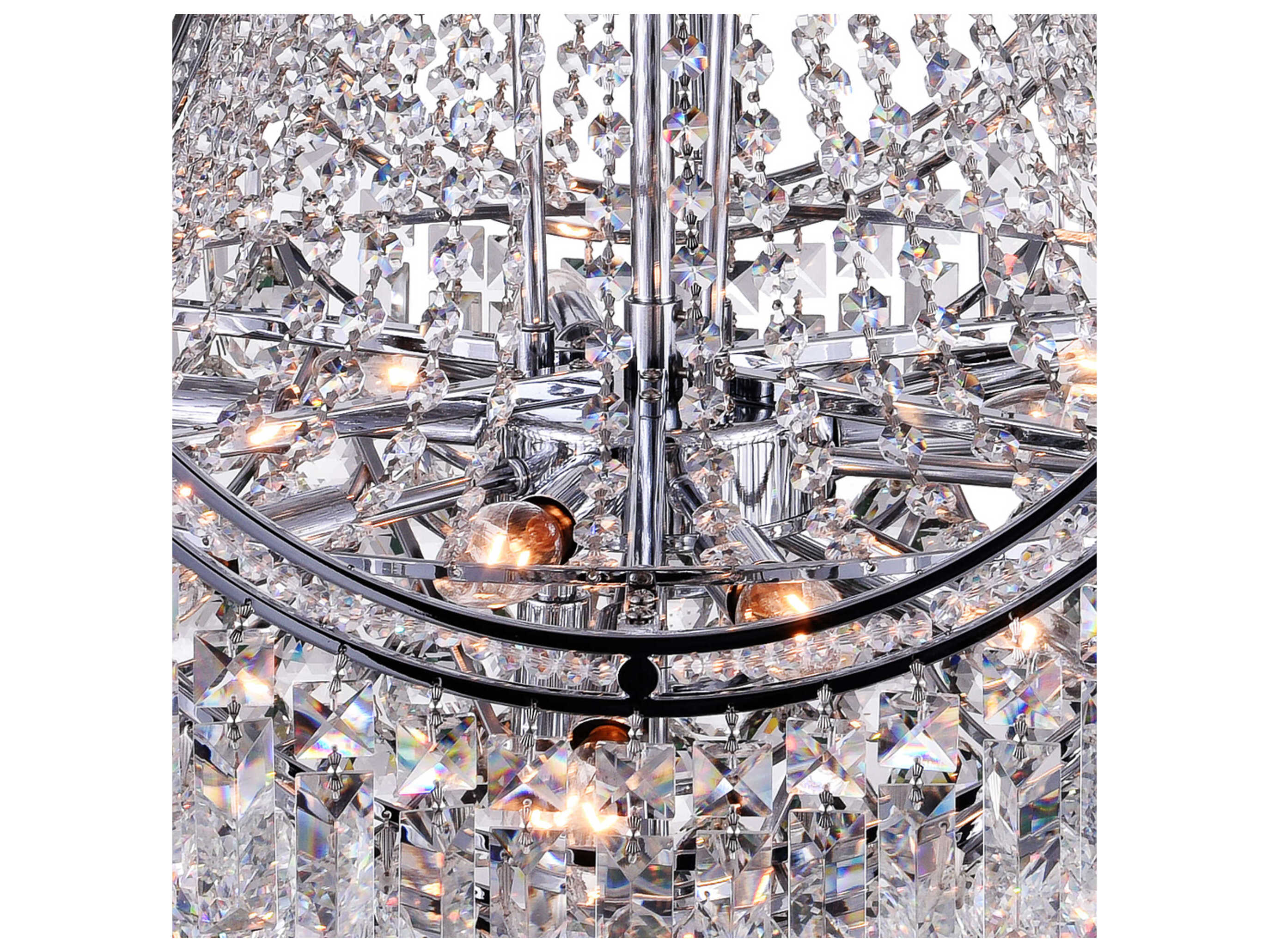 CWI Lighting Amanda 15-Light Chrome Traditional Chandelier