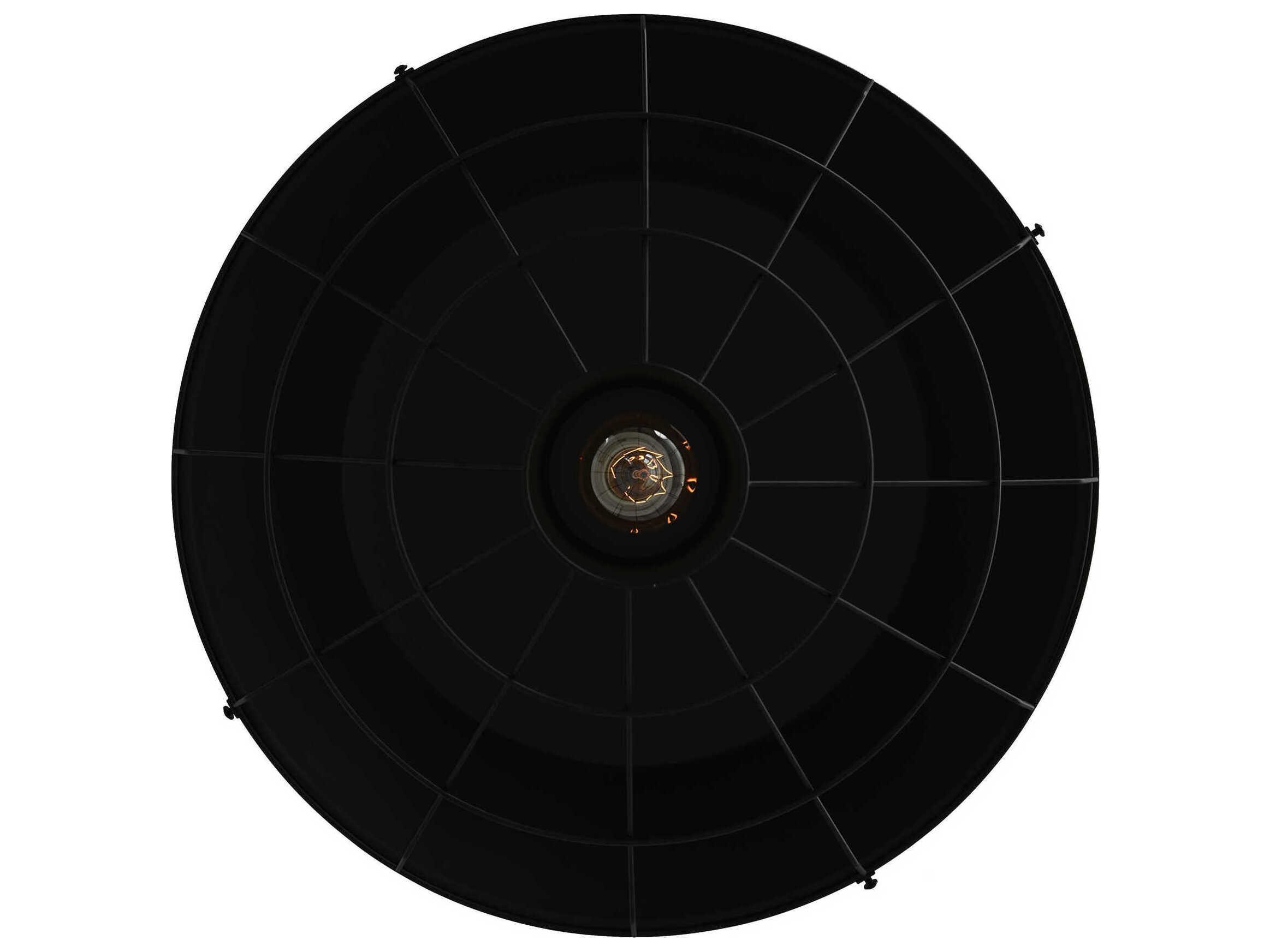 CWI Lighting Morgan 1-Light Black Pendant