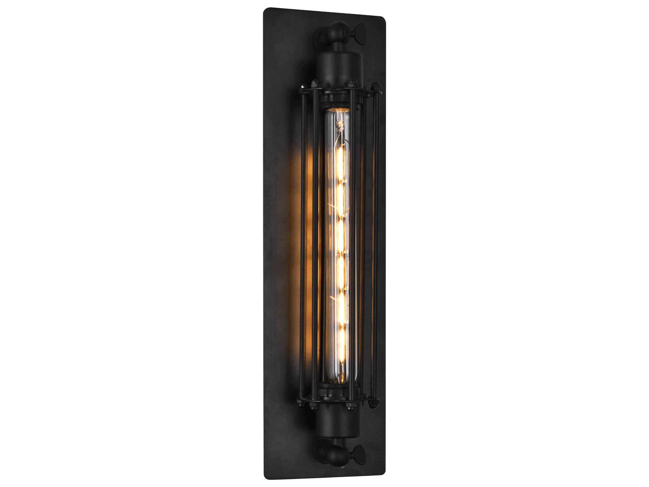 CWI Lighting Kiera 1-Light Black Wall Sconce