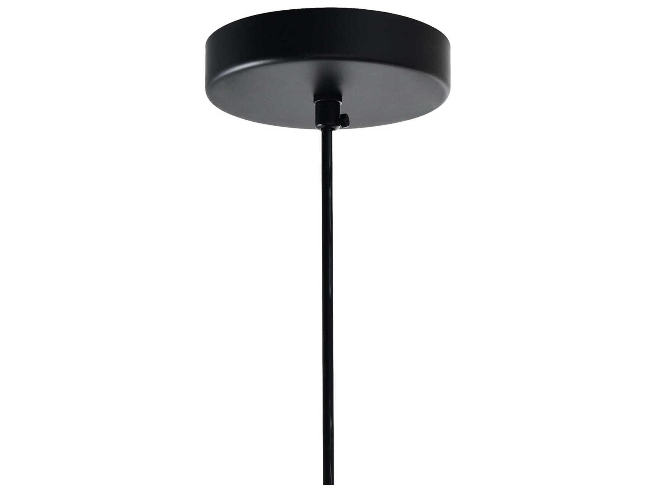 CWI Lighting Dynamic 1-Light Black Dome Mini Pendant