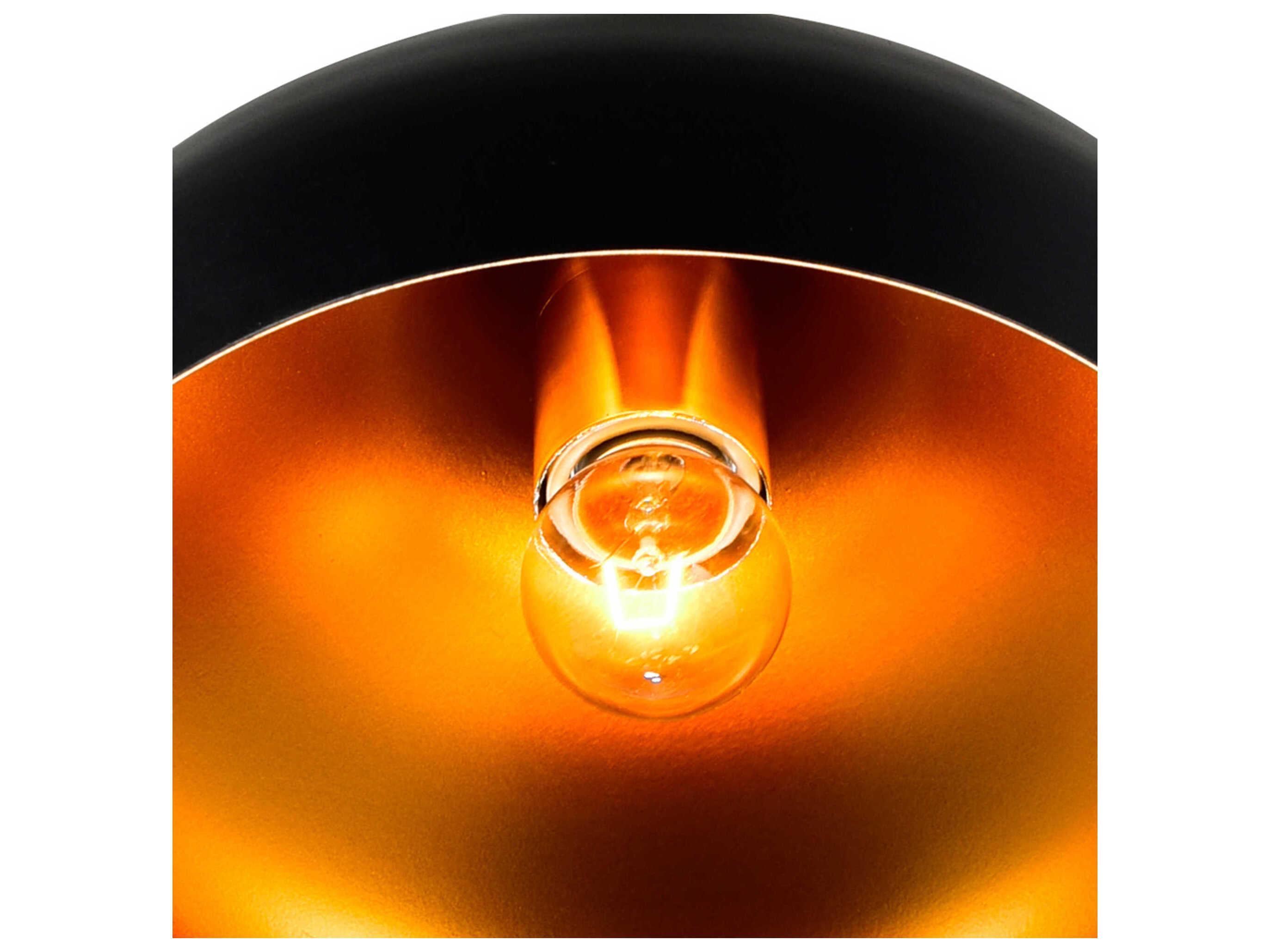 CWI Lighting Dynamic 1-Light Black Pendant