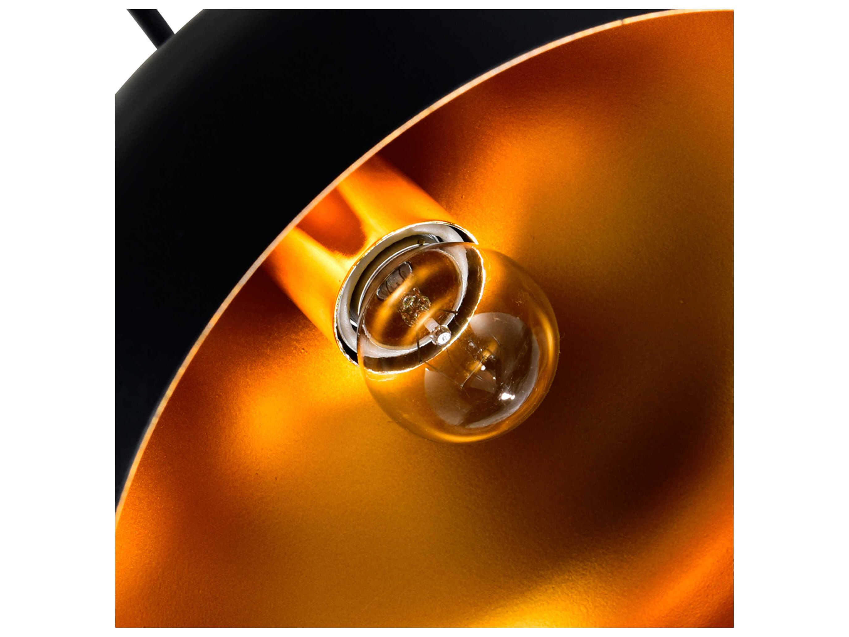 CWI Lighting Dynamic 1-Light Black Pendant