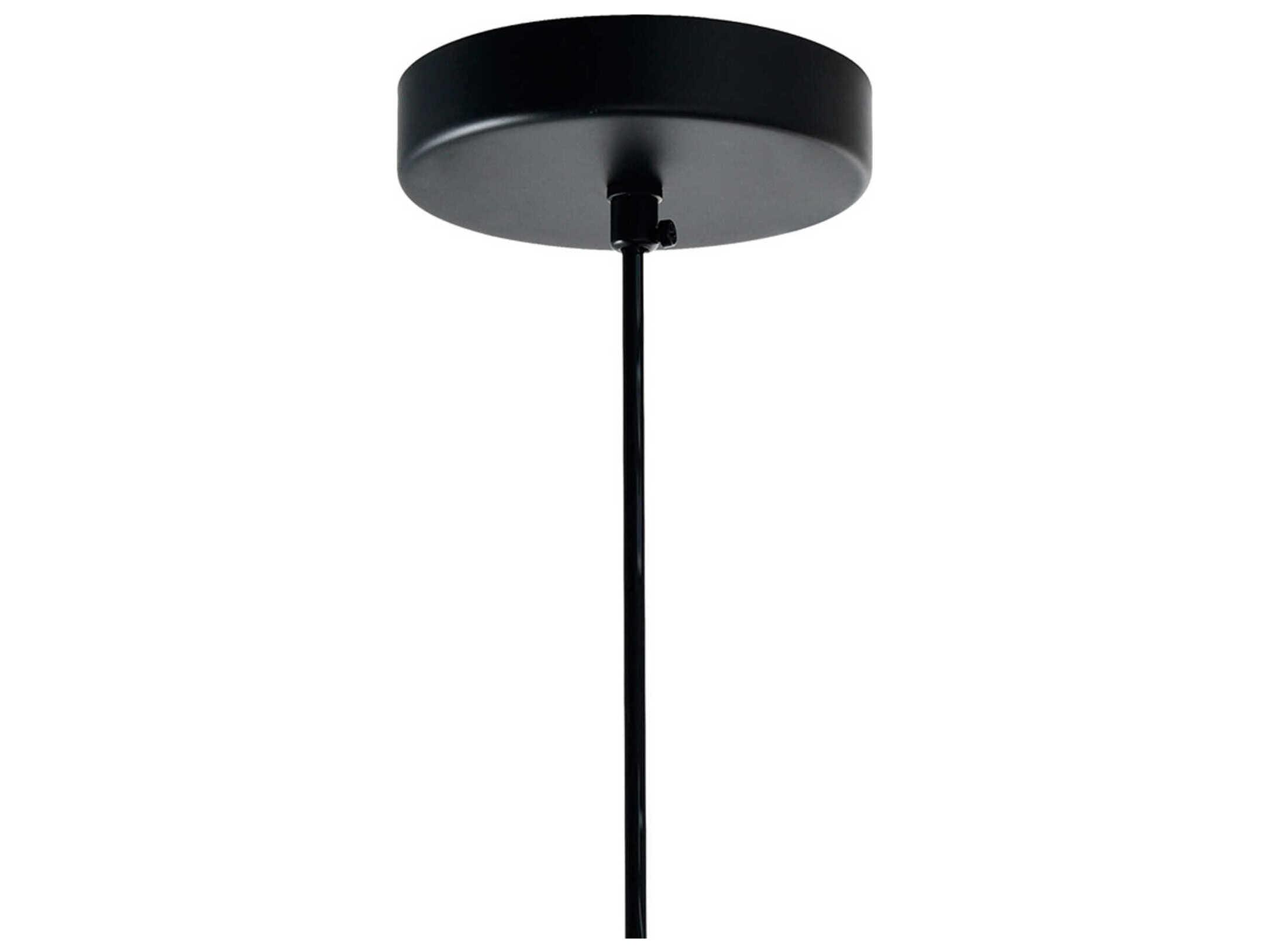 CWI Lighting Dynamic 1-Light Black Pendant