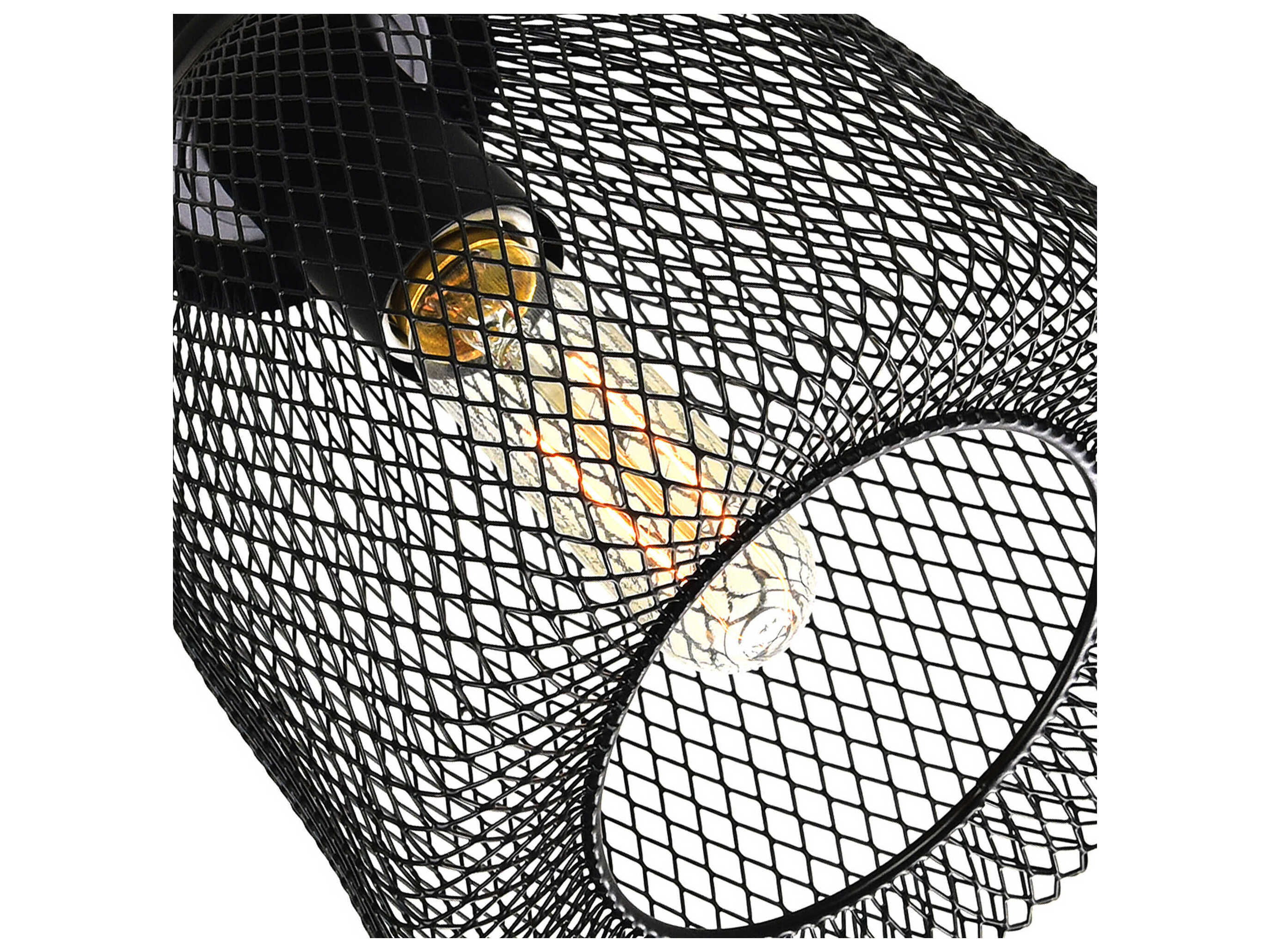 CWI Lighting Drea 1-Light Black Mini Pendant