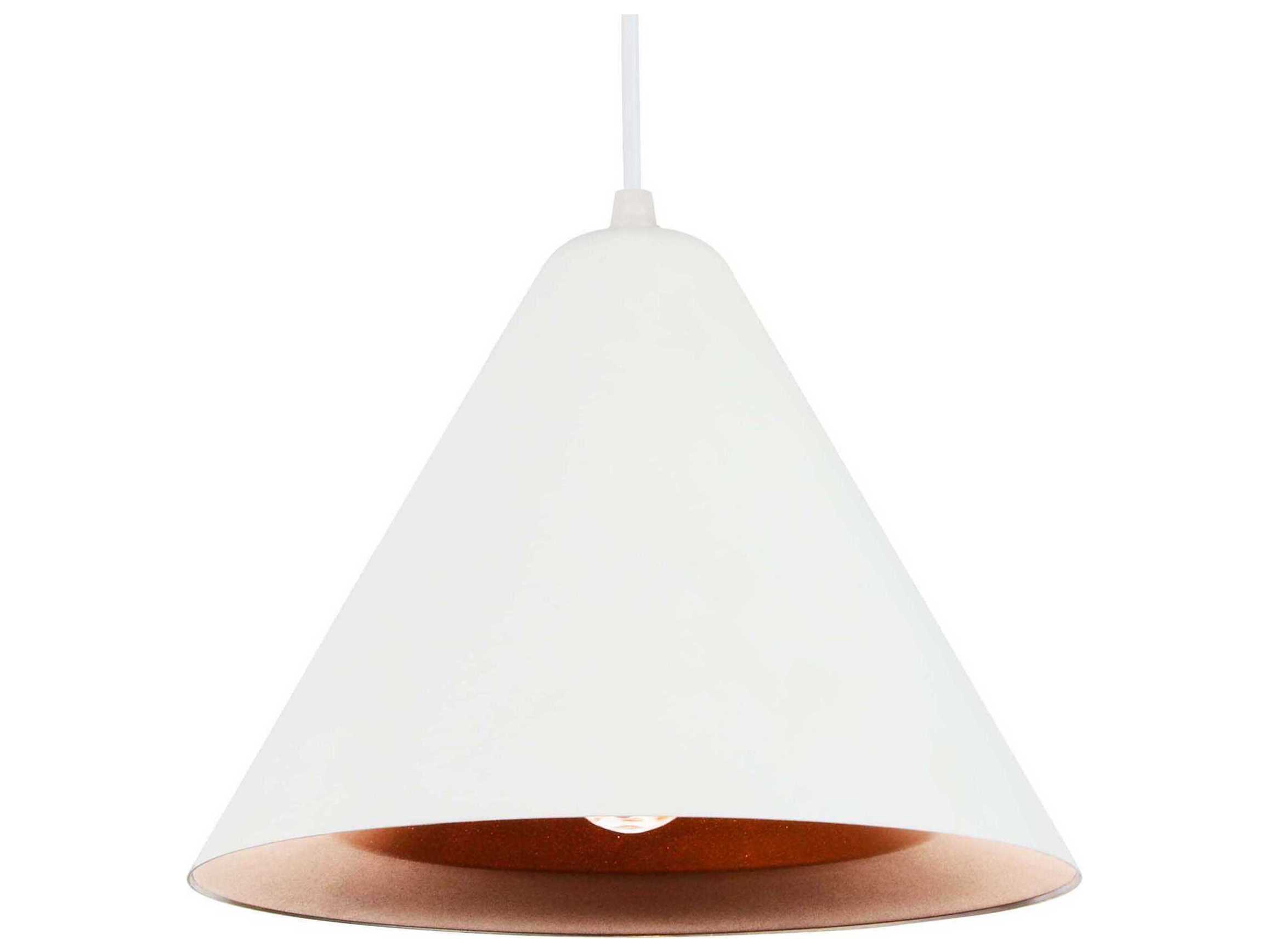 CWI Lighting Keila 1-Light Matte White Mini Pendant