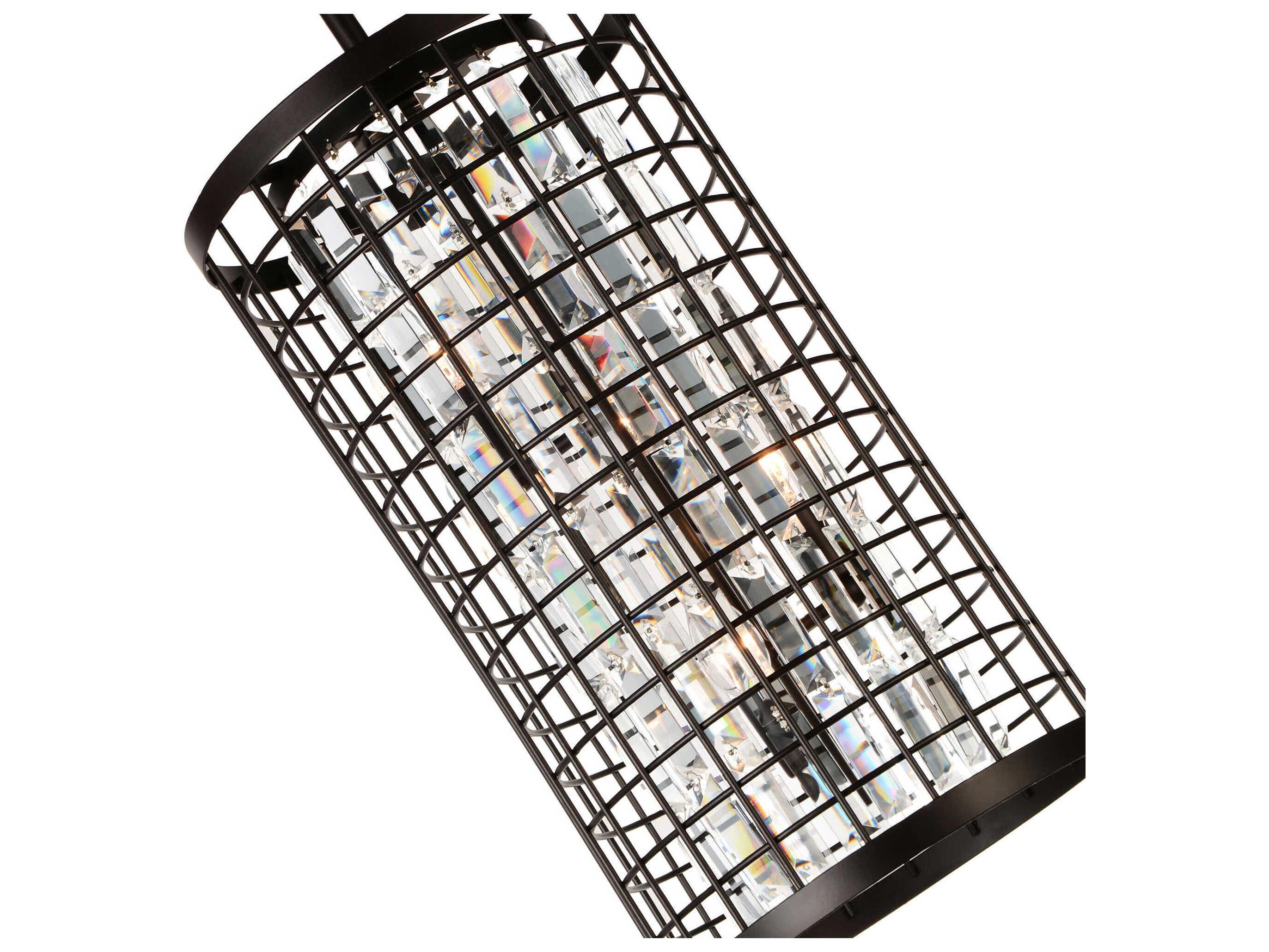 CWI Lighting Meghna 4-Light Brown Mini Pendant