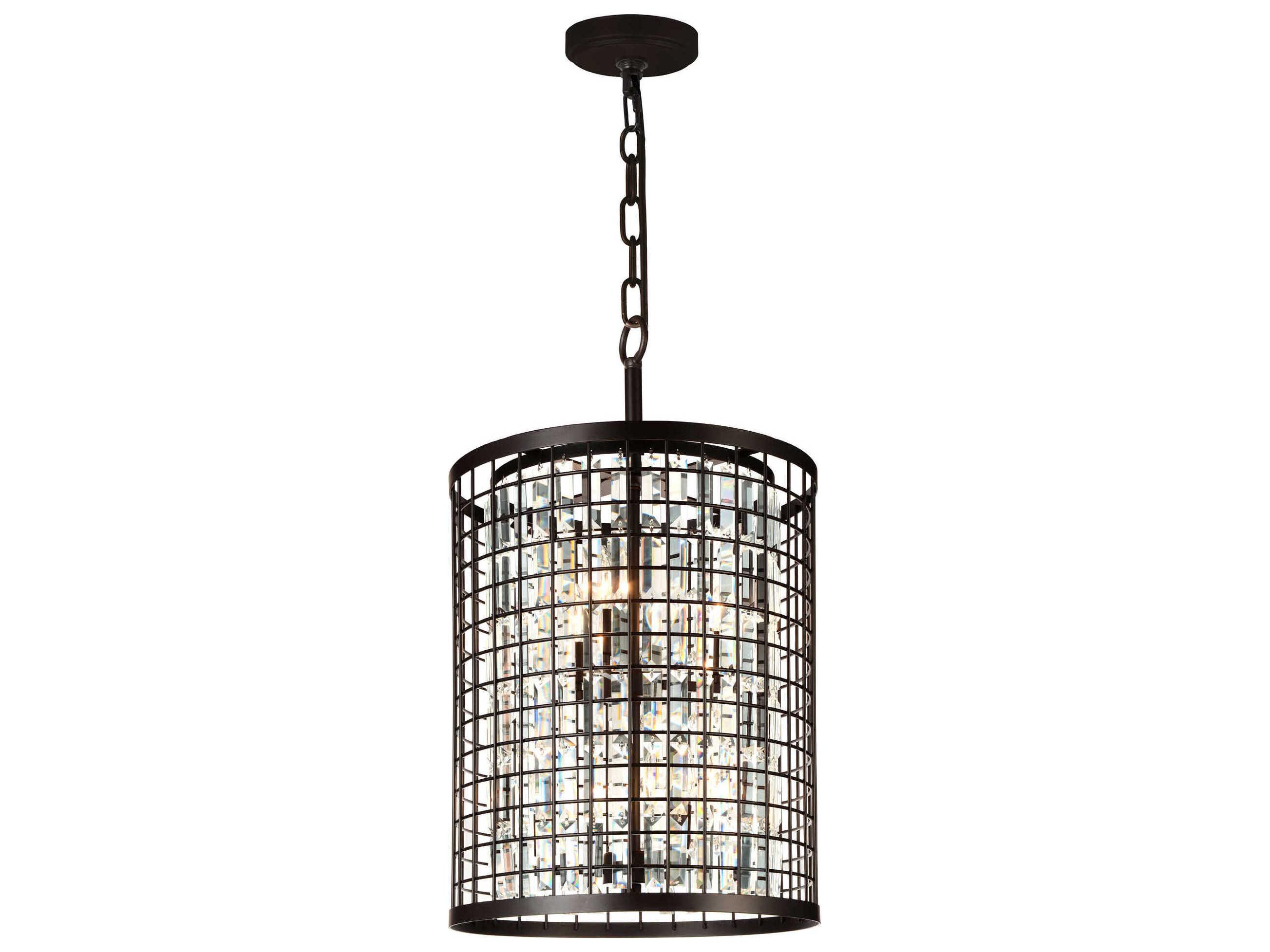 CWI Lighting Meghna 6-Light Brown Pendant