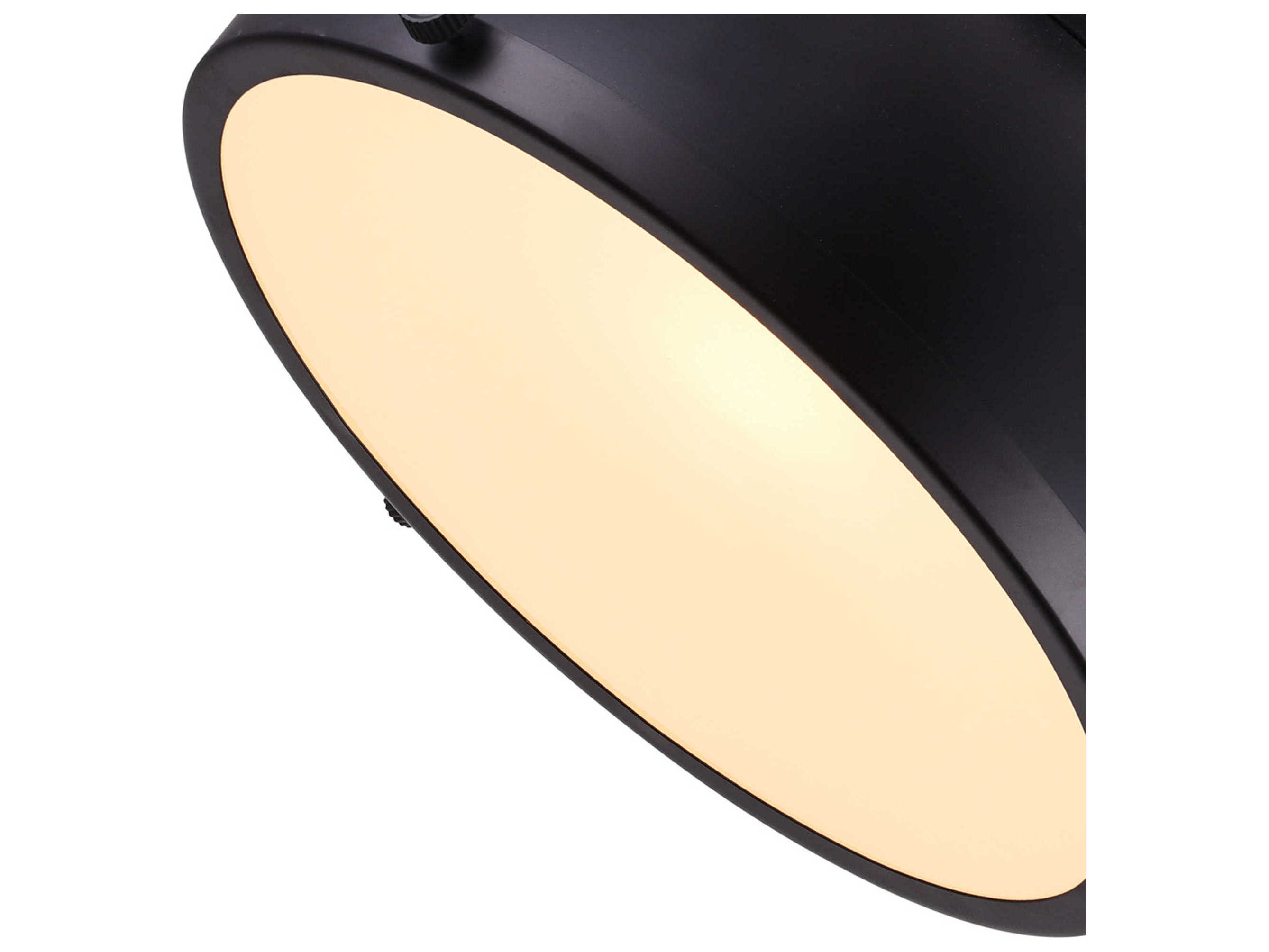 CWI Lighting Strum 1-Light Black Mini Pendant