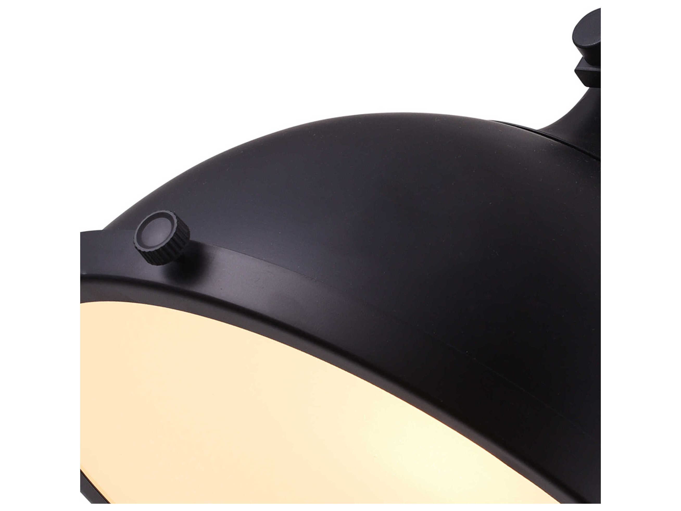 CWI Lighting Strum 1-Light Black Mini Pendant