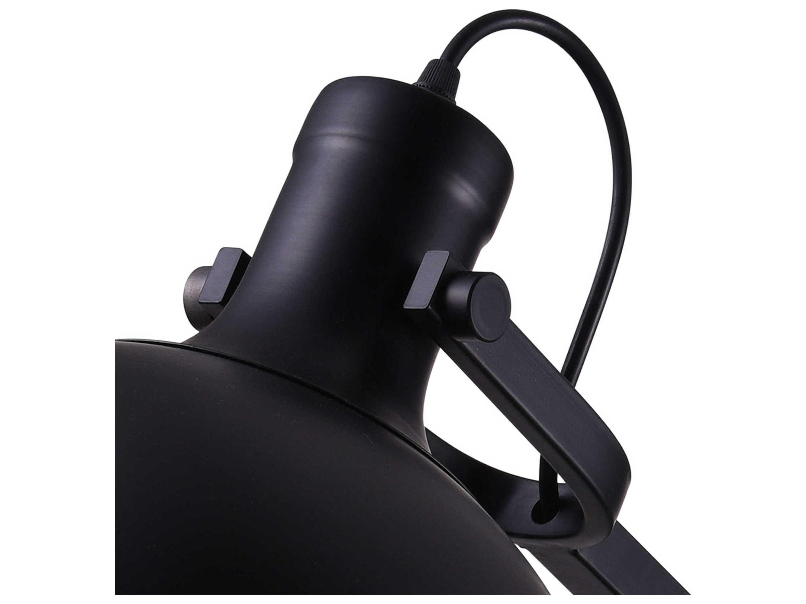 CWI Lighting Strum 3-Light Black Island Pendant