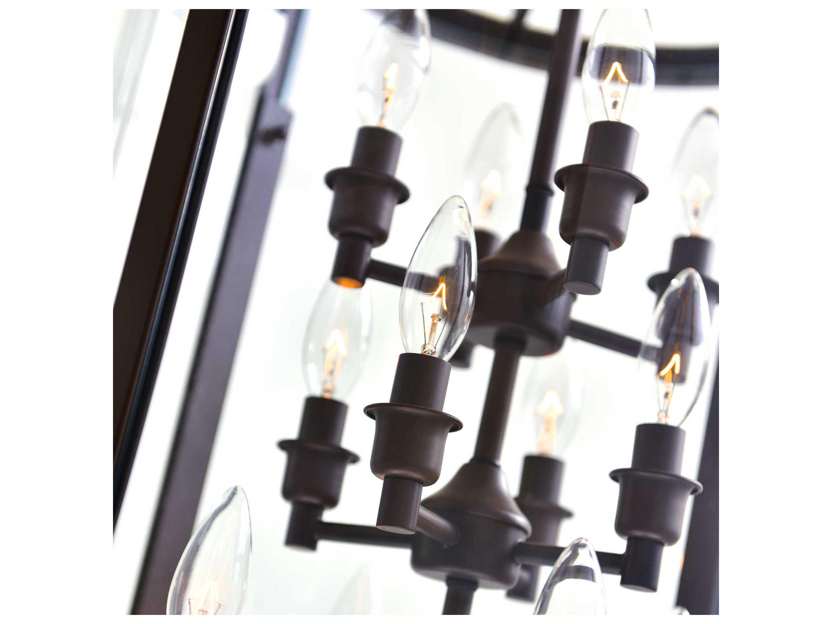 CWI Lighting Desire 12-Light Oil Rubbed Bronze Traditional Chandelier