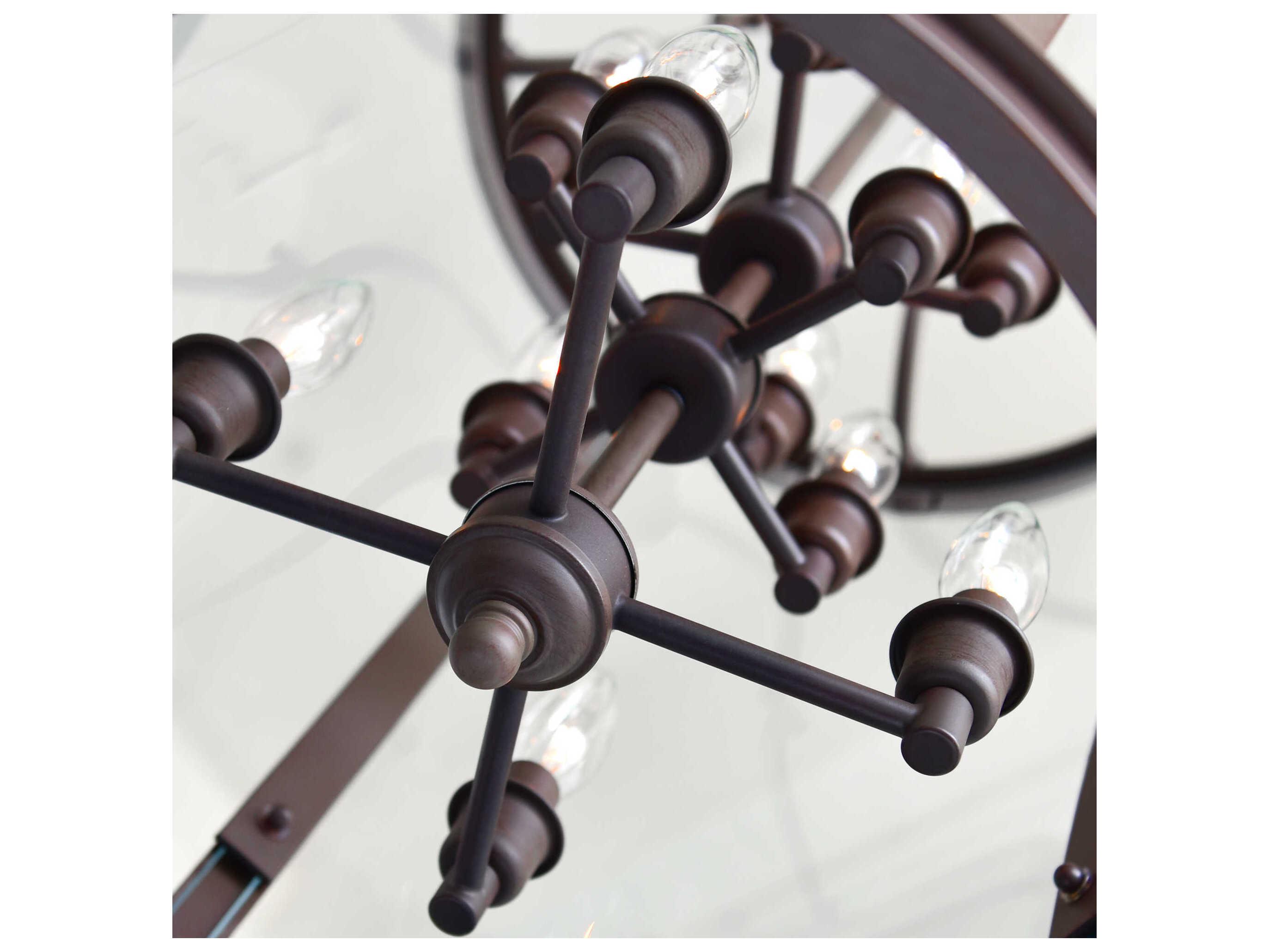 CWI Lighting Desire 12-Light Oil Rubbed Bronze Traditional Chandelier
