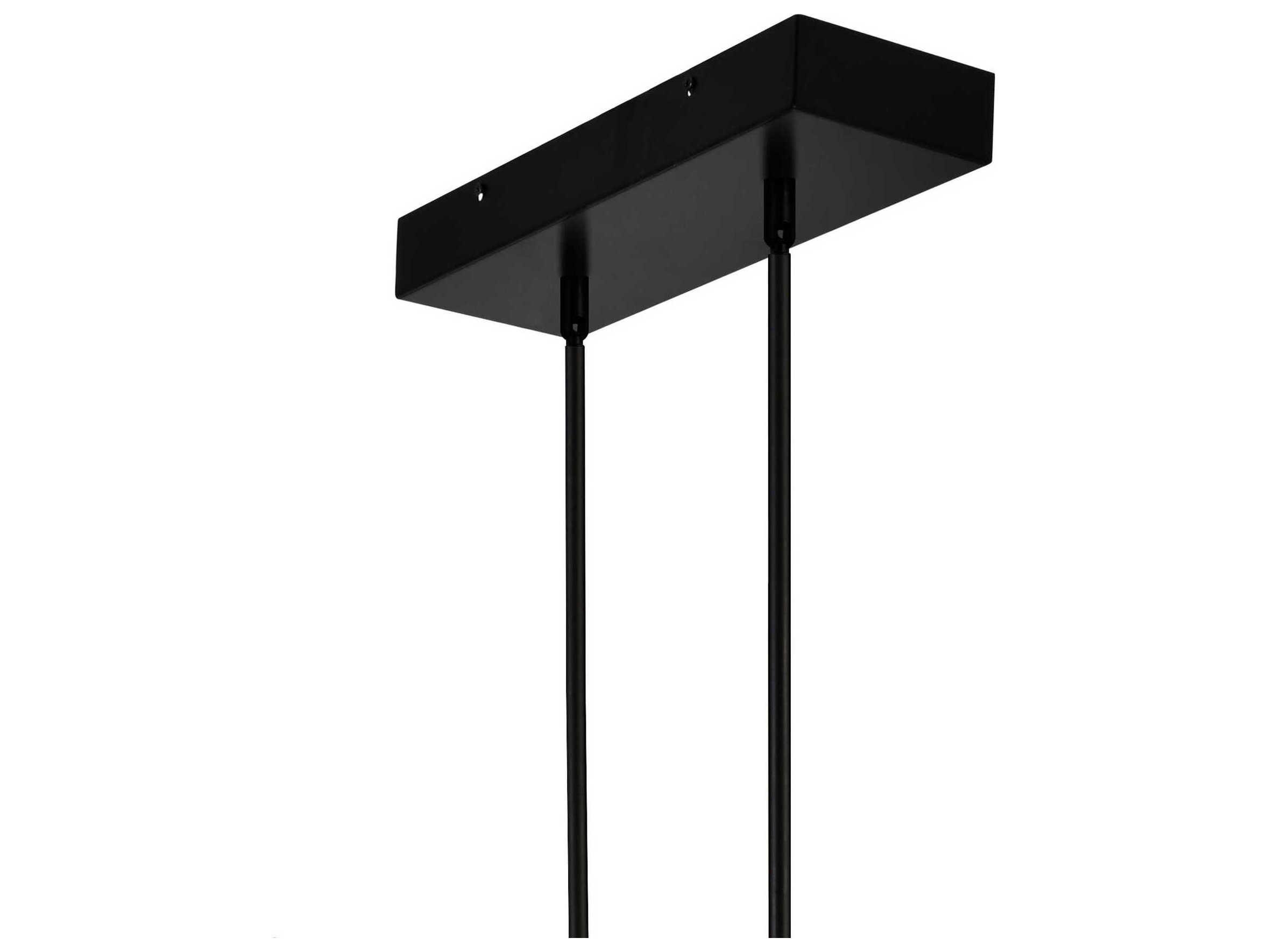 CWI Lighting Sierra 8-Light Black Cylinder Island Pendant