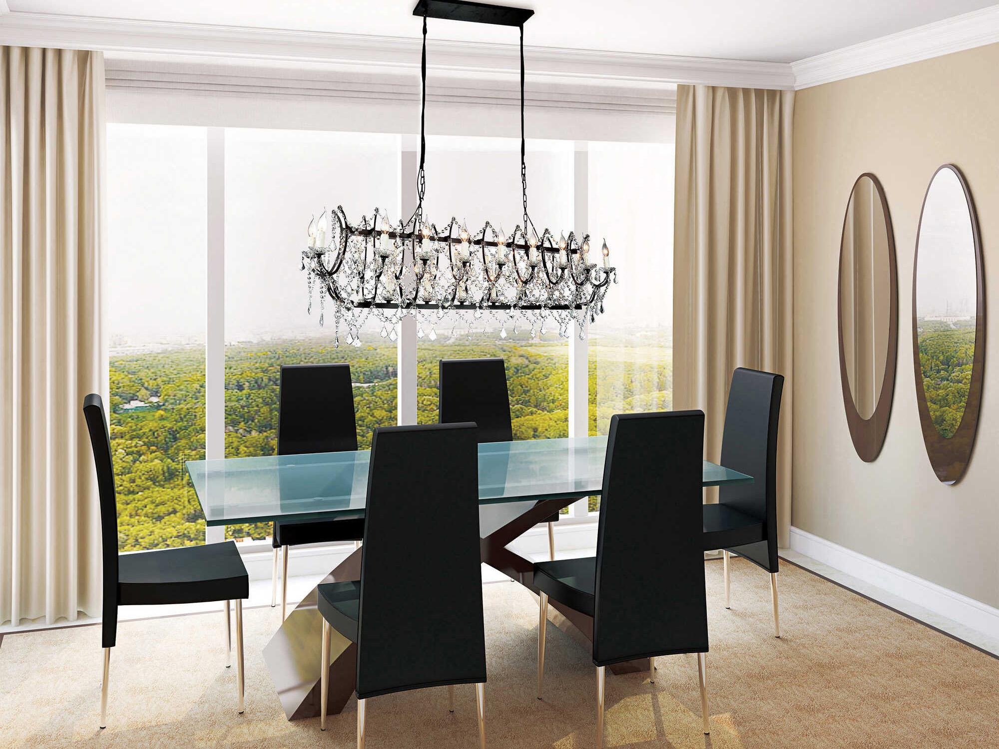 CWI Lighting Phraya 24-Light Dark Brown Traditional Island Pendant