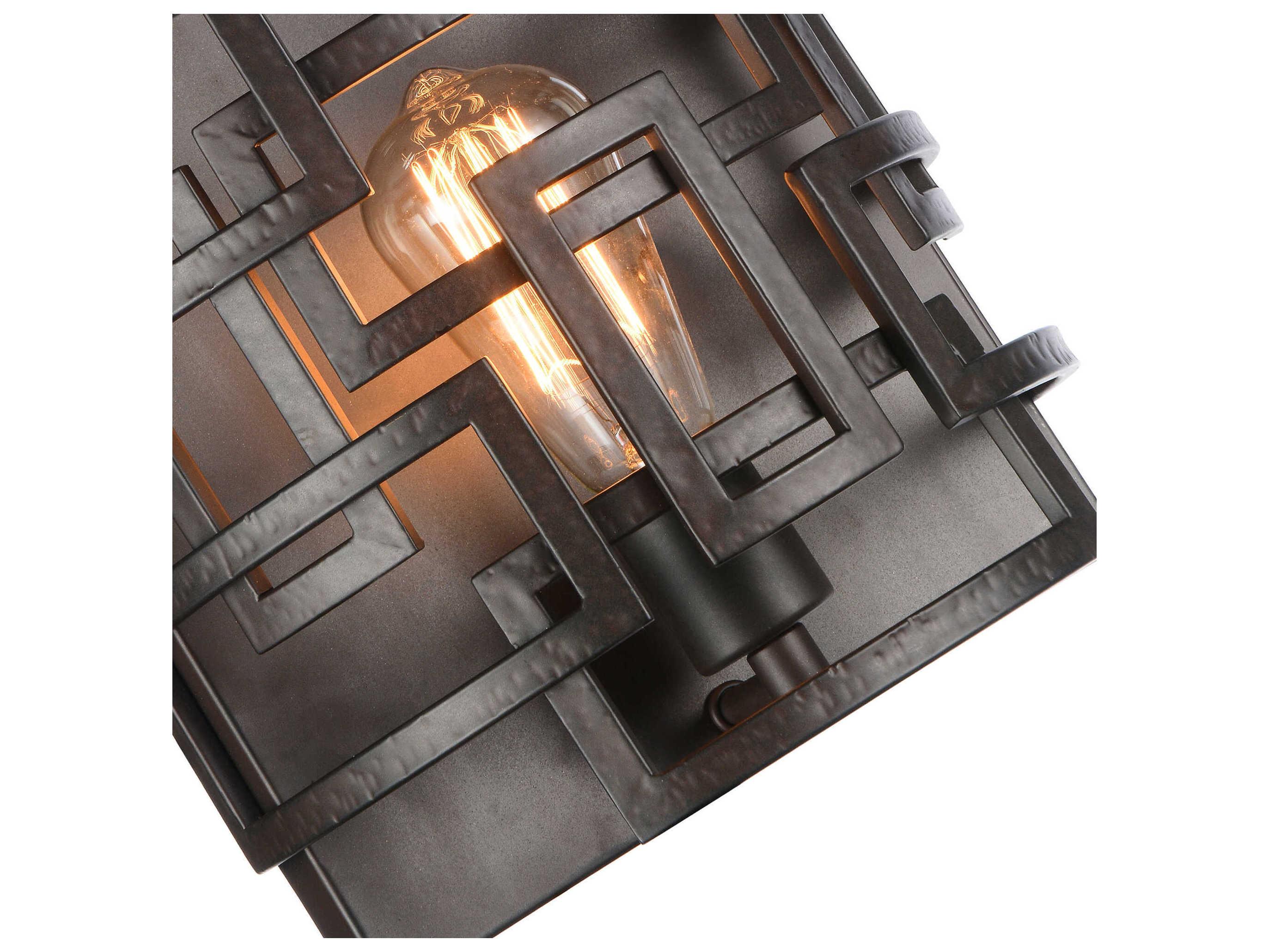 CWI Lighting Litani 1-Light Brown Wall Sconce