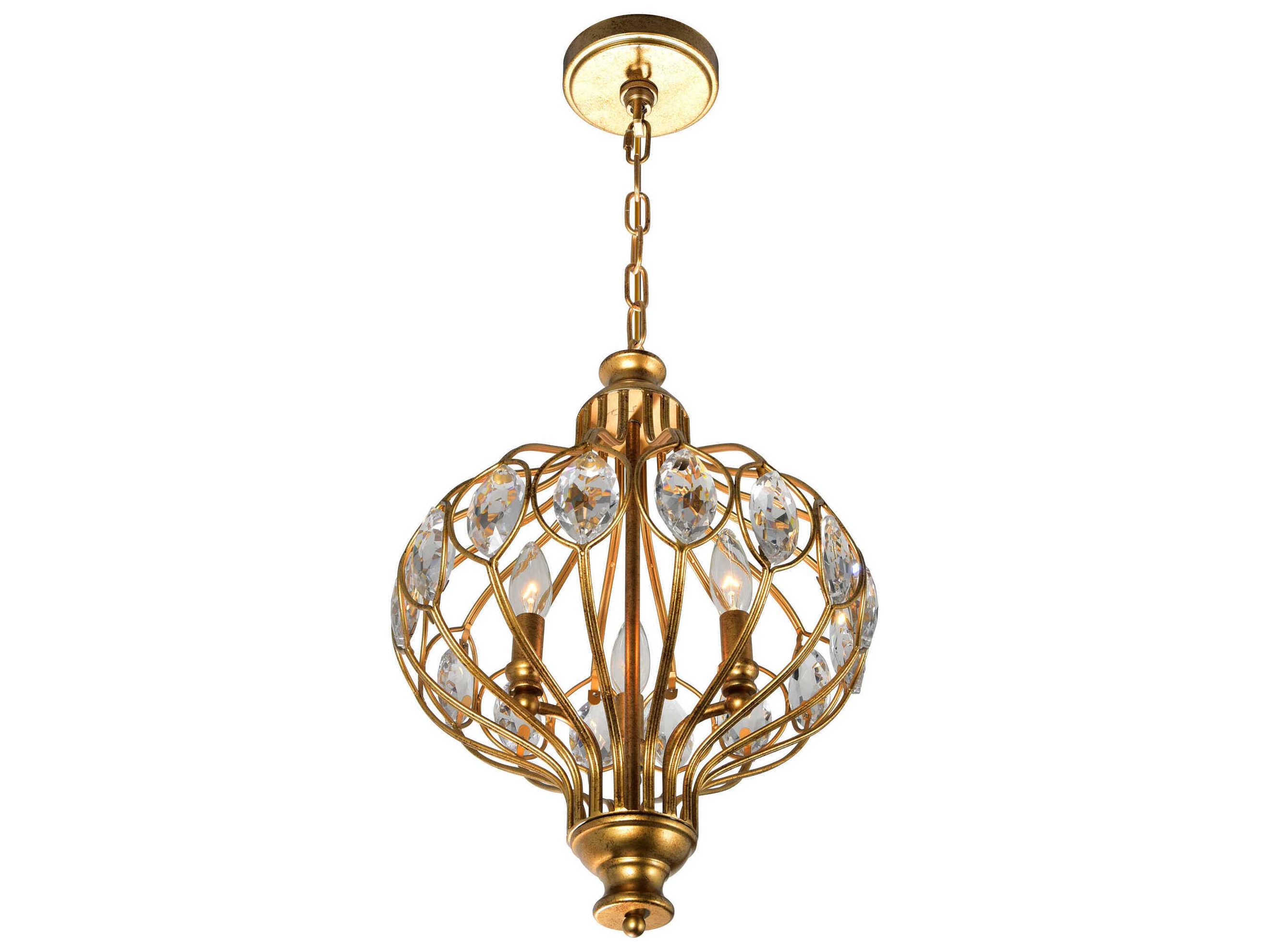 CWI Lighting Altair 3-Light Antique Bronze Traditional Pendant