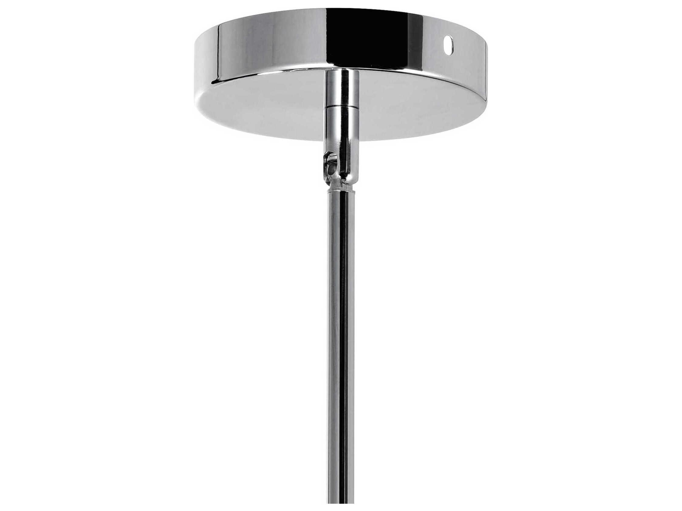 CWI Lighting Weiss 4-Light Chrome Tiered Chandelier