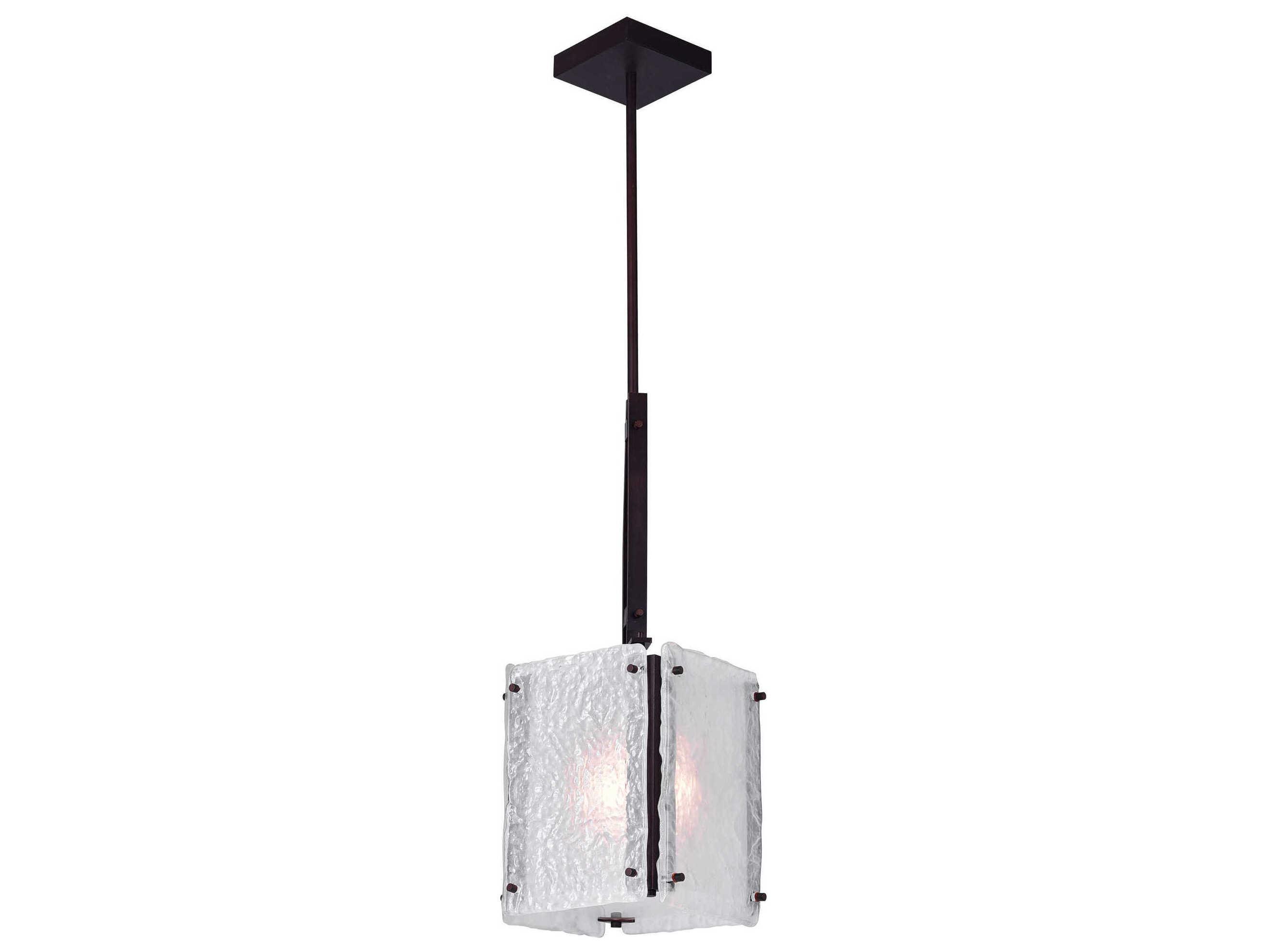 CWI Lighting Assunta 1-Light Black Mini Pendant