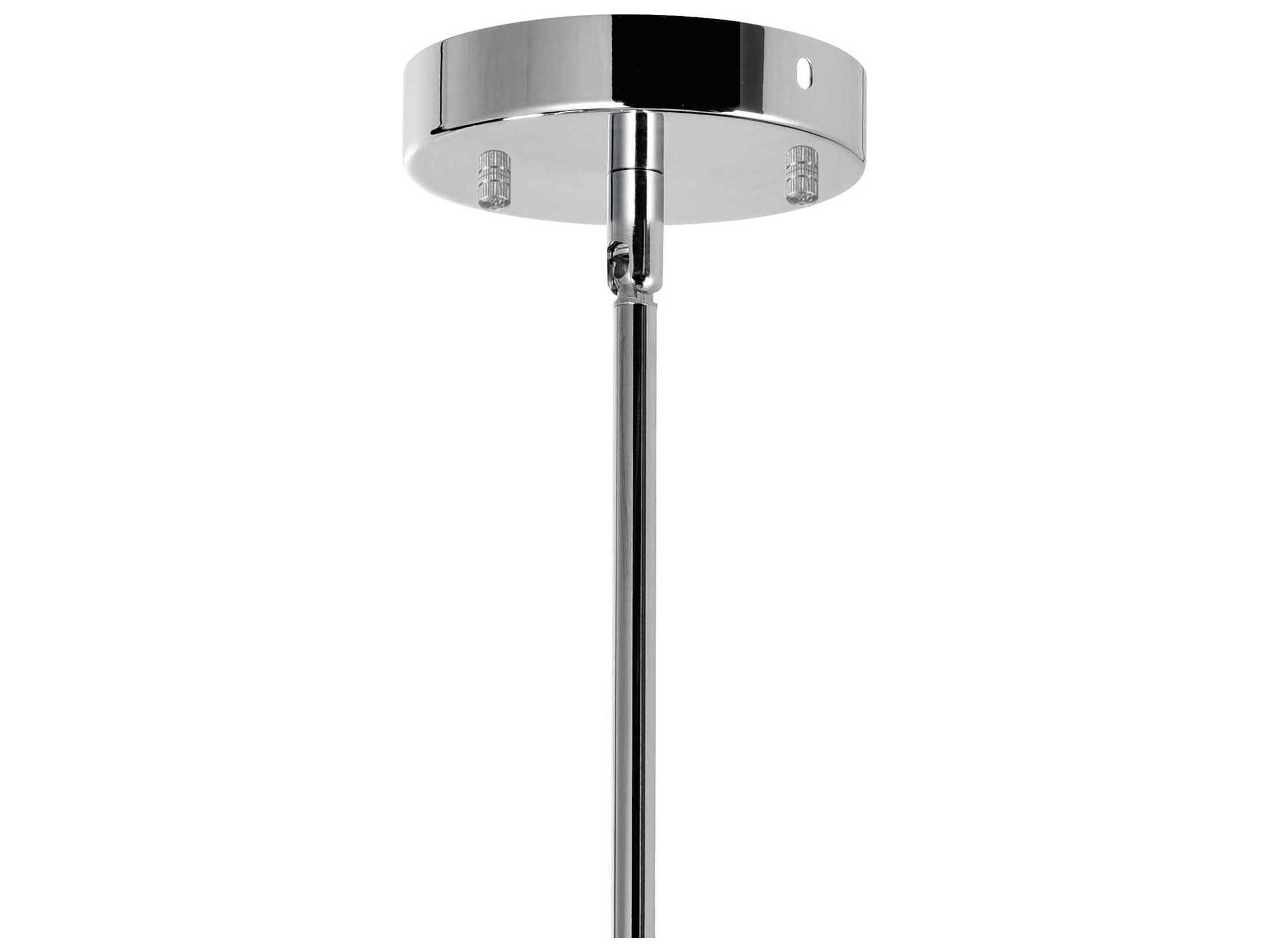 CWI Lighting Petia 6-Light Chrome Drum Pendant
