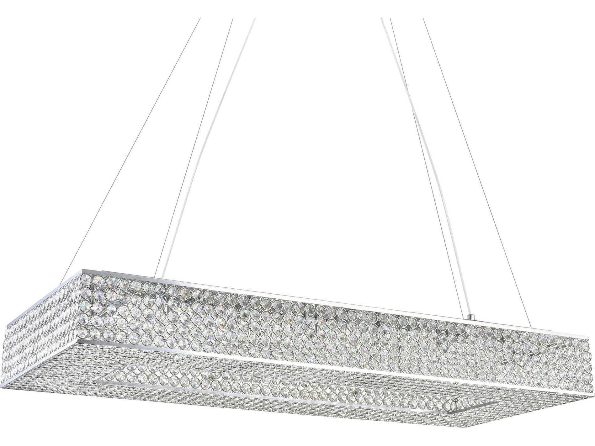 CWI Lighting Dannie 16-Light Chrome Island Pendant