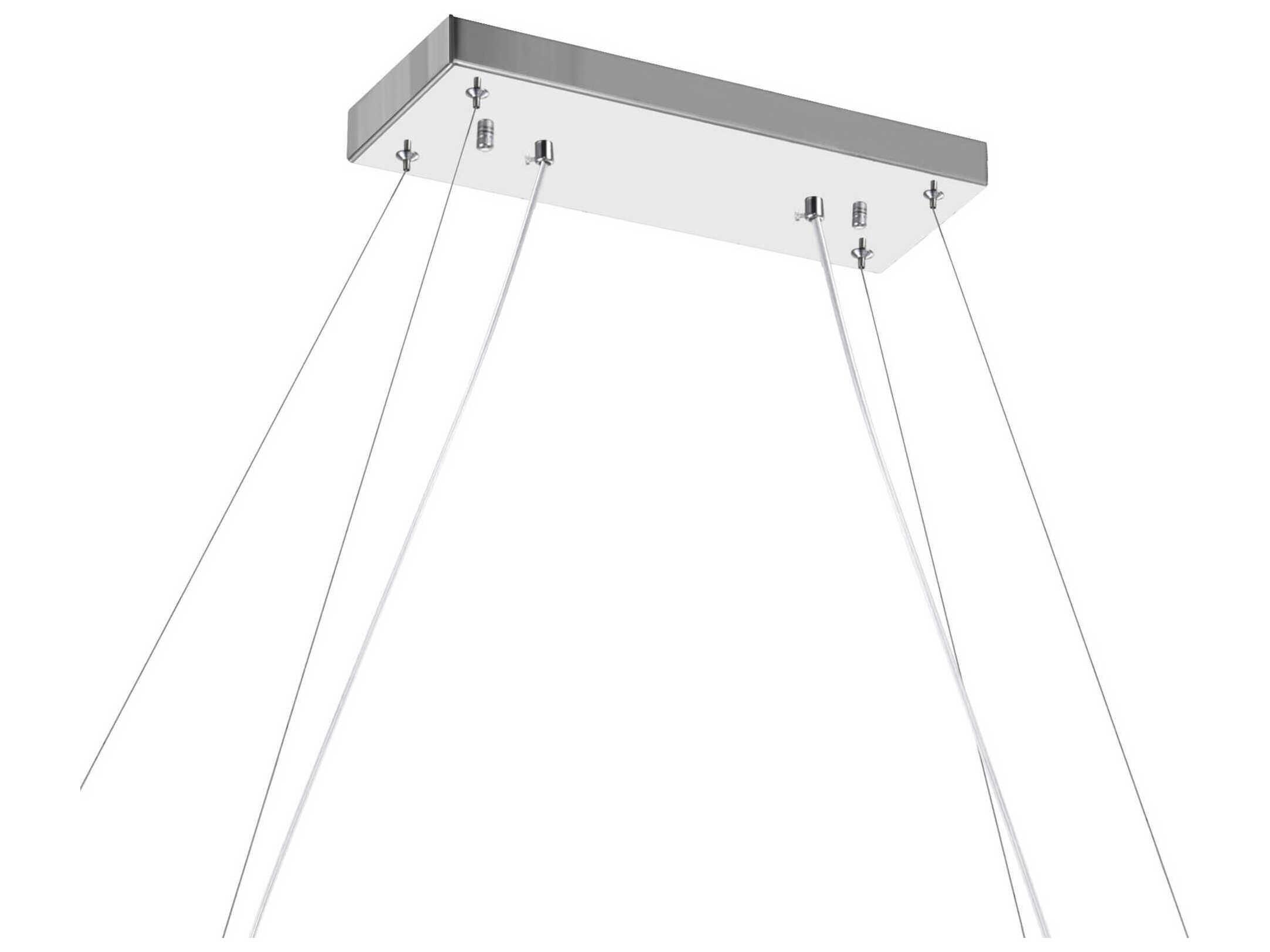 CWI Lighting Dannie 16-Light Chrome Island Pendant