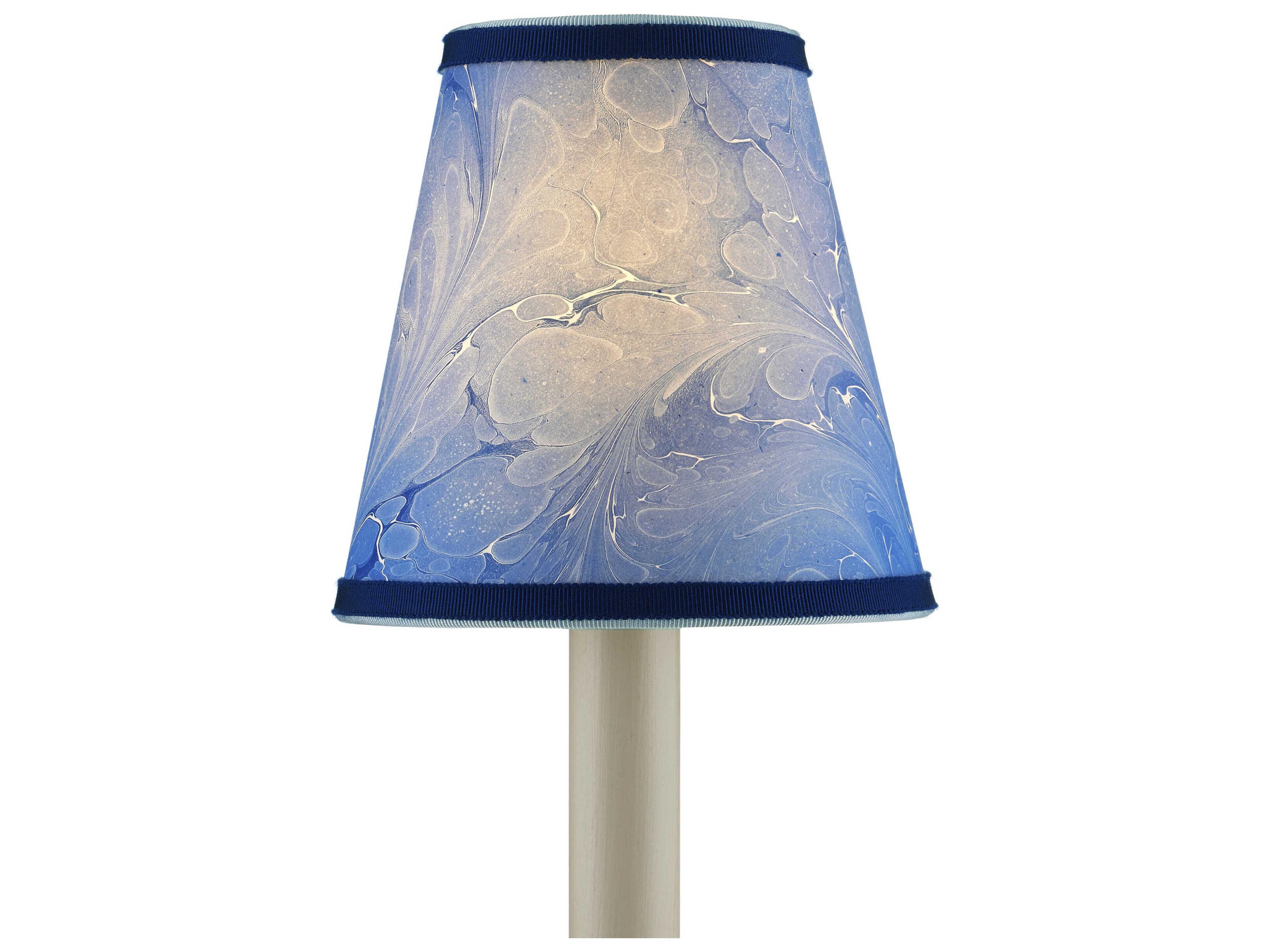 Currey & Company Marble Paper Tapered Chandelier Shade