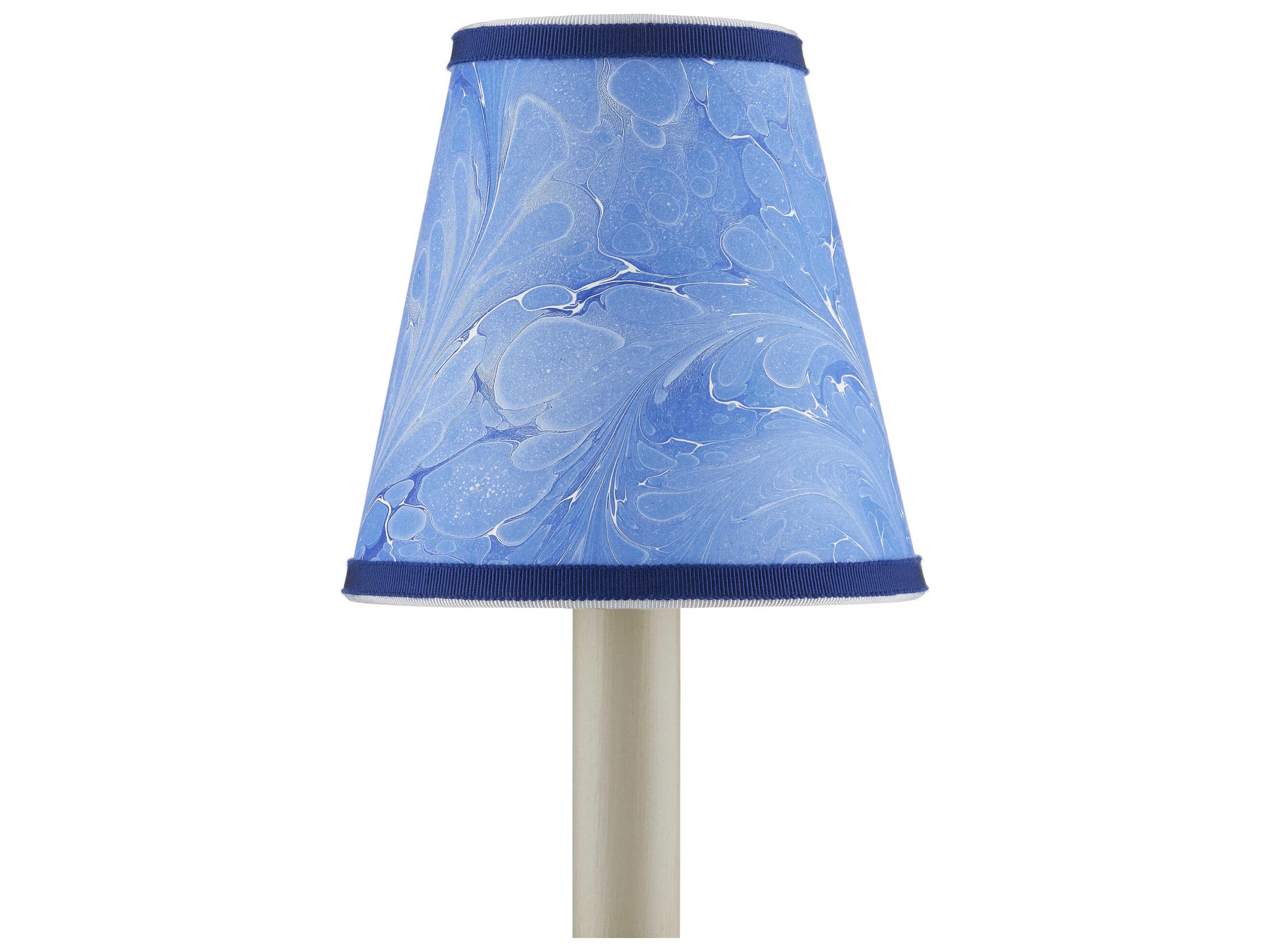 Currey & Company Marble Paper Tapered Chandelier Shade