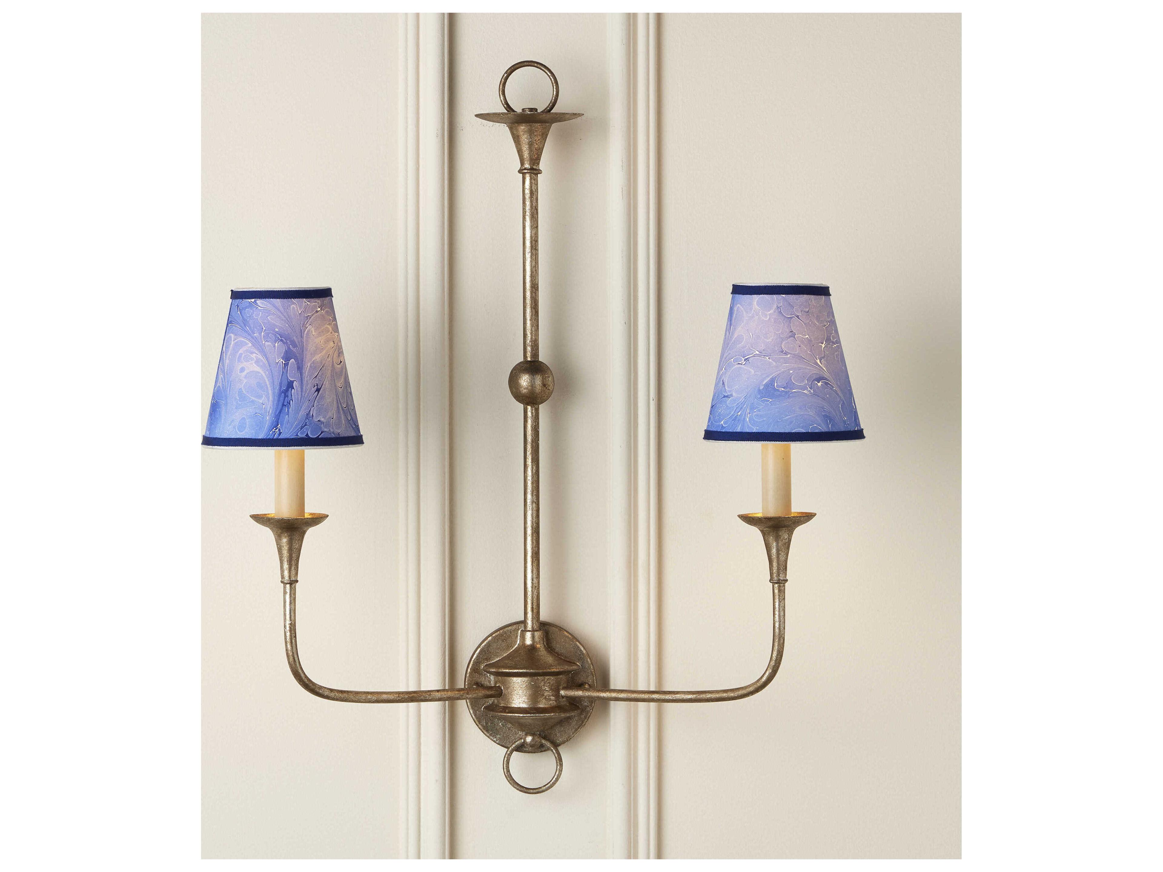 Currey & Company Marble Paper Tapered Chandelier Shade