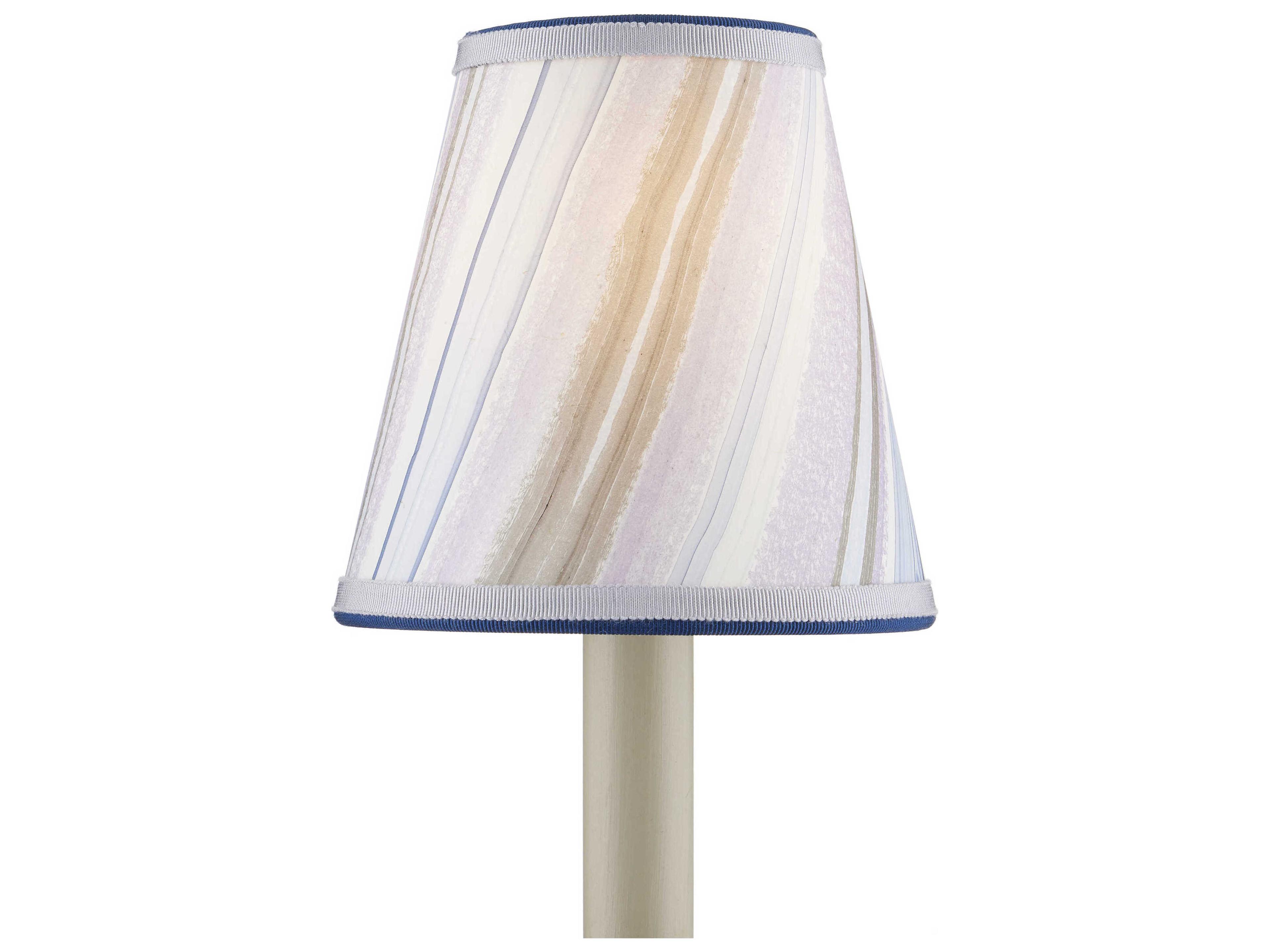 Currey & Company Marble Paper Tapered Chandelier Shade