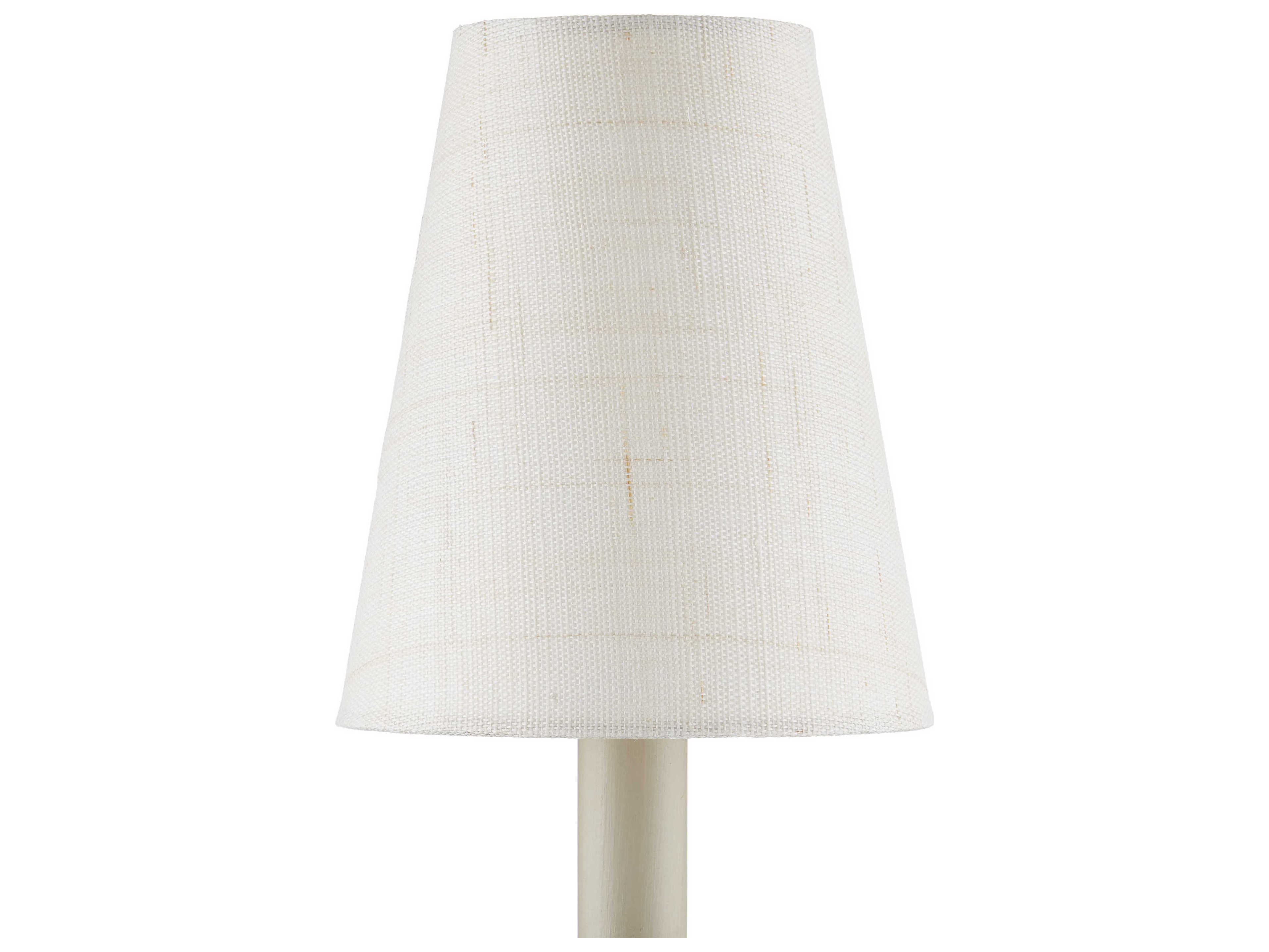 Currey & Company Fine Grasscloth Tapered Chandelier Shade
