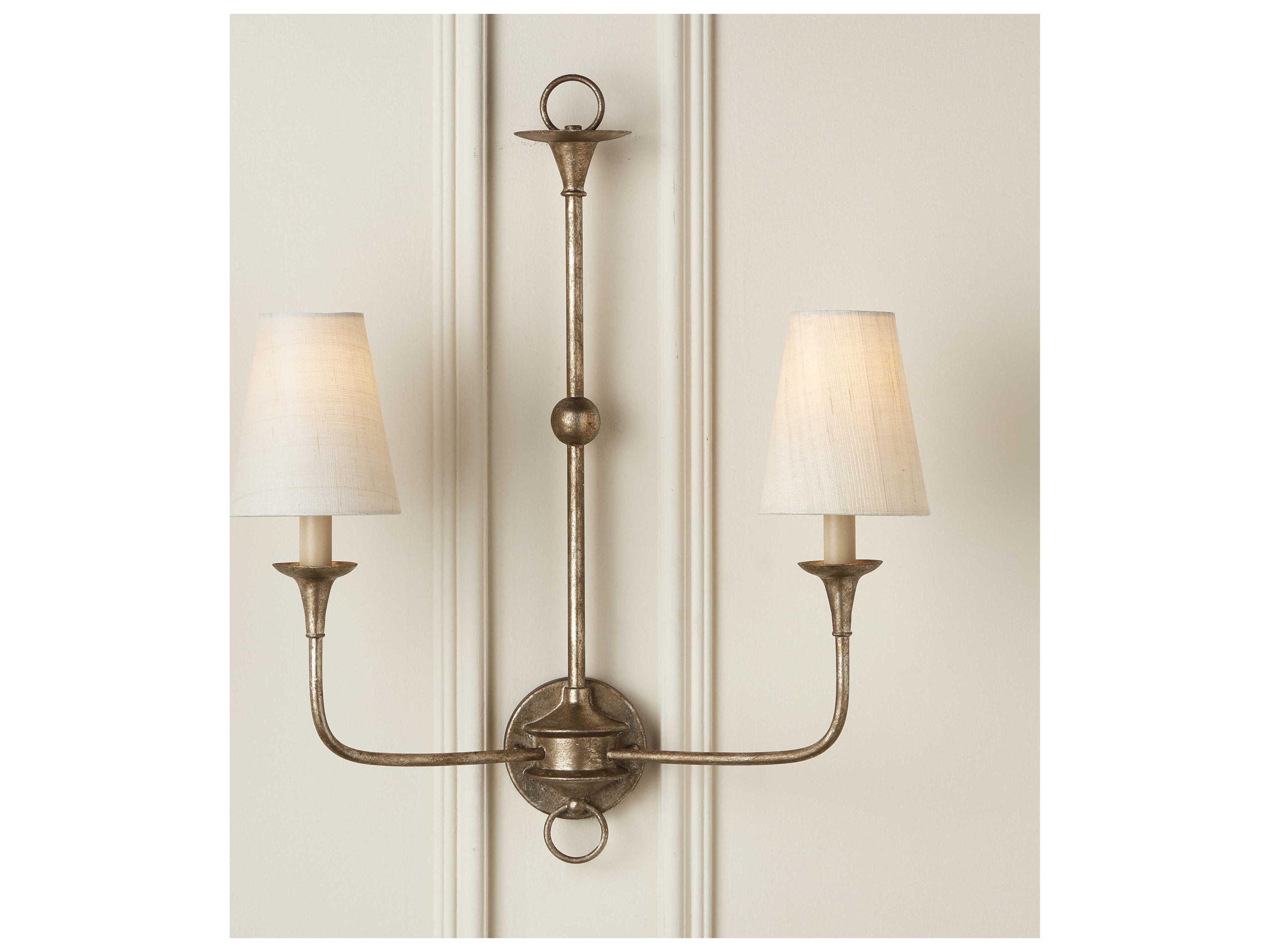 Currey & Company Fine Grasscloth Tapered Chandelier Shade