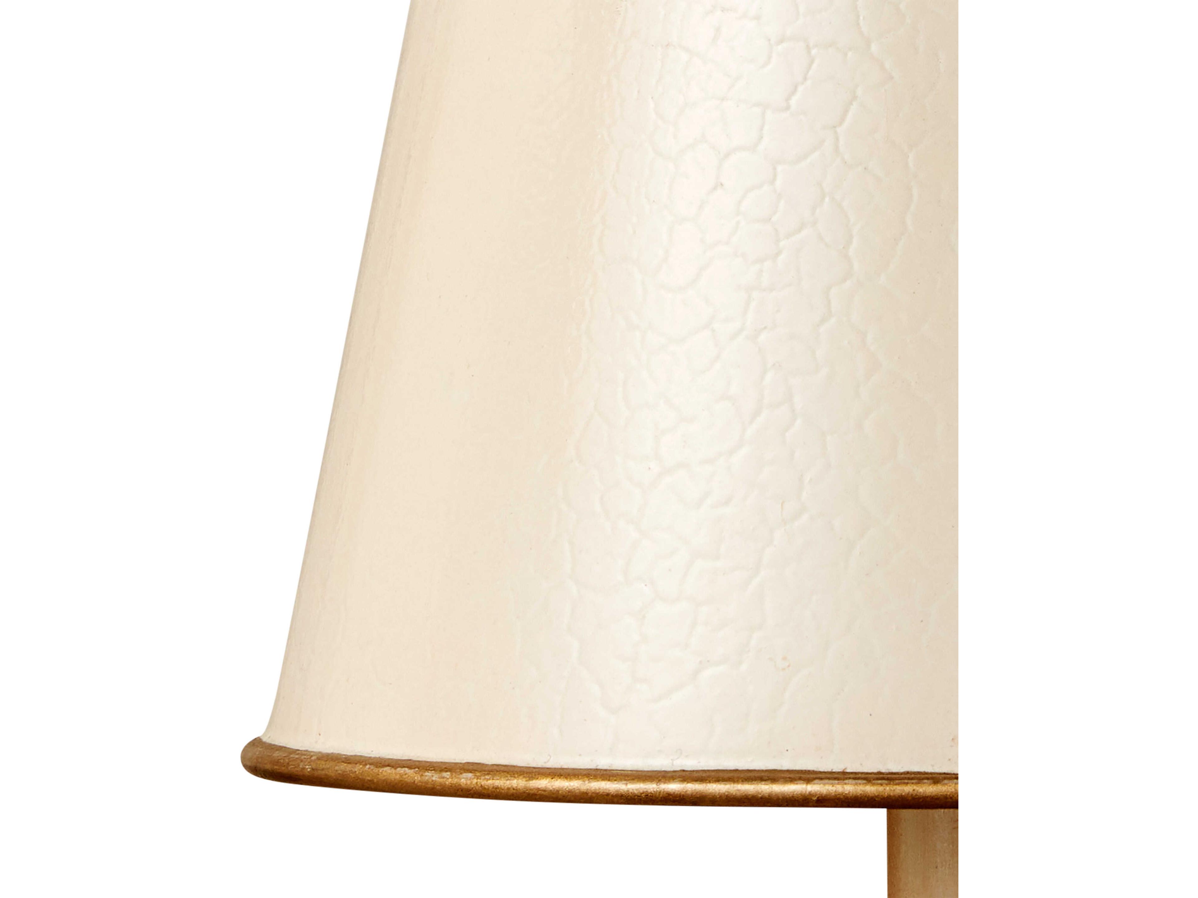 Currey & Company Tole Ivory Tapered Shade