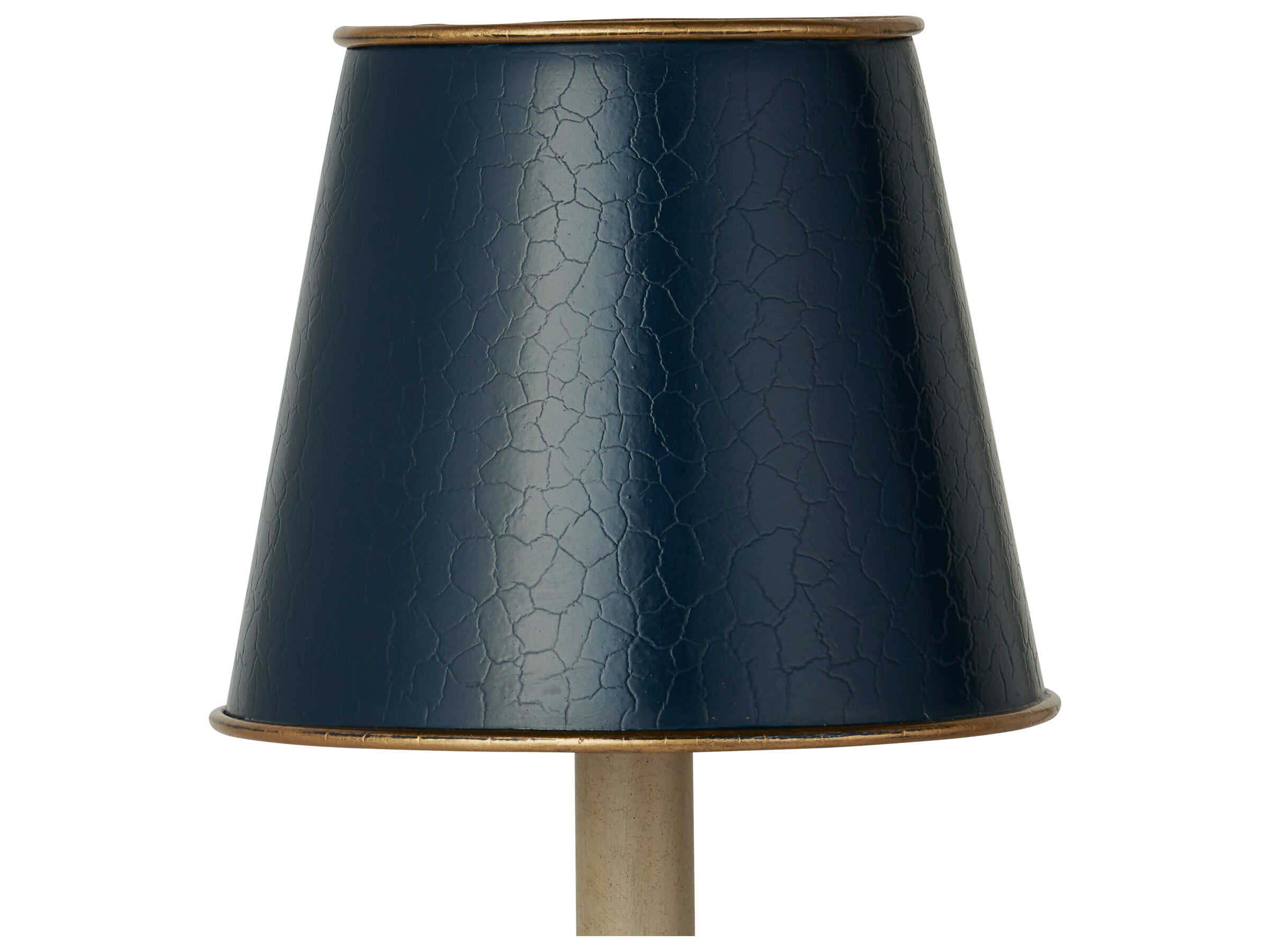 Currey & Company Tole Blue Tapered Shade