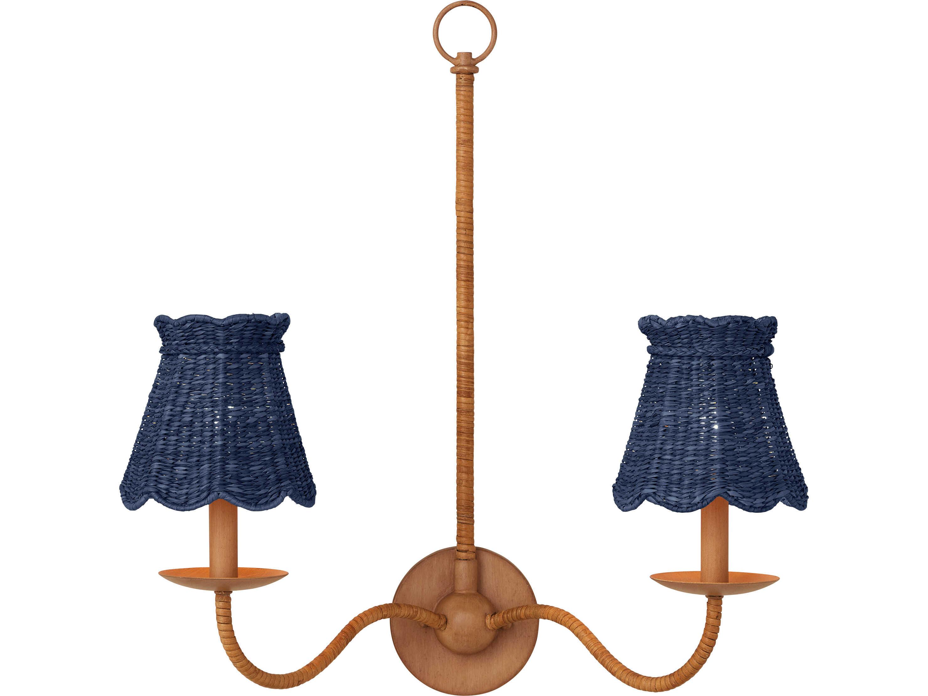 Currey & Company Annabelle Indigo Tapered Shade